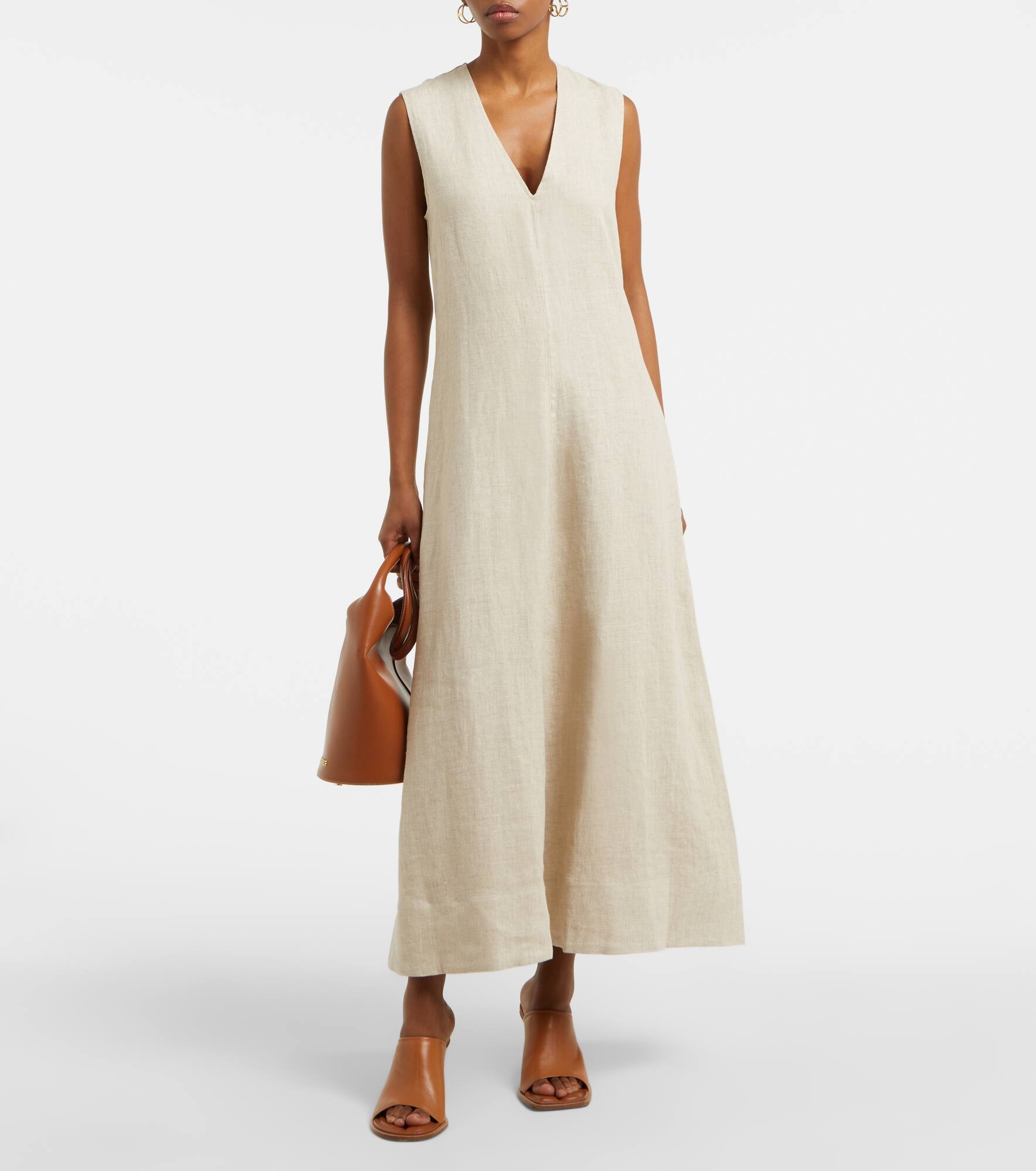 Marteret linen maxi dress - 2