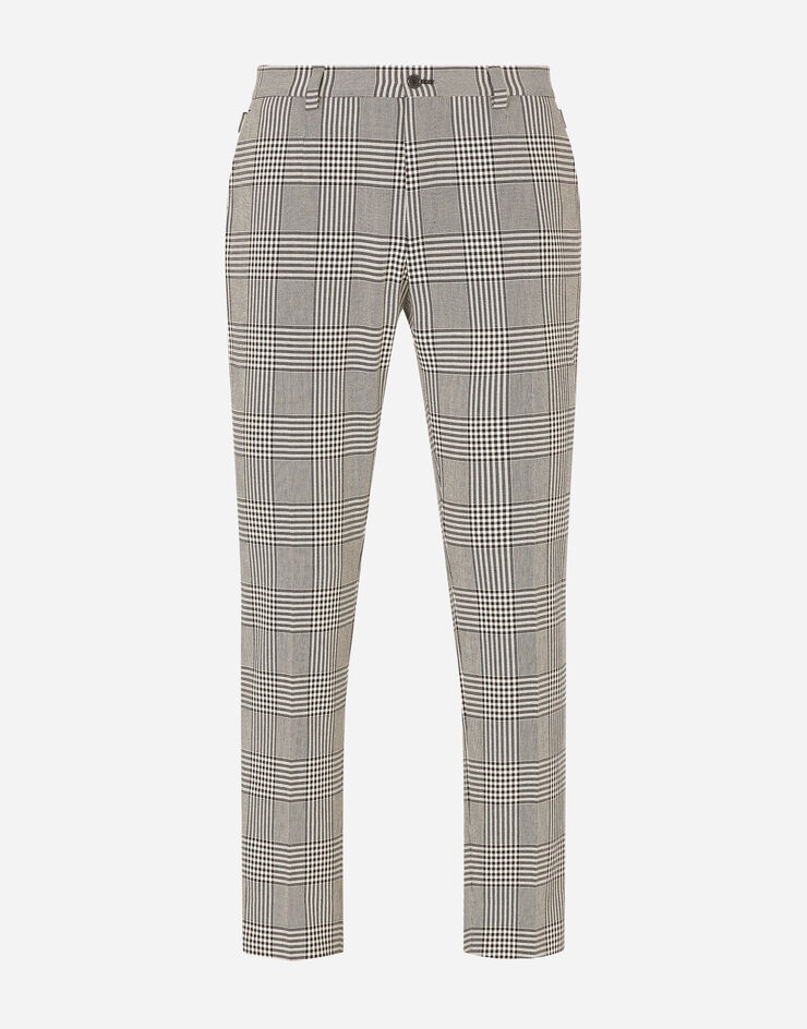 Cotton glen plaid pants - 3