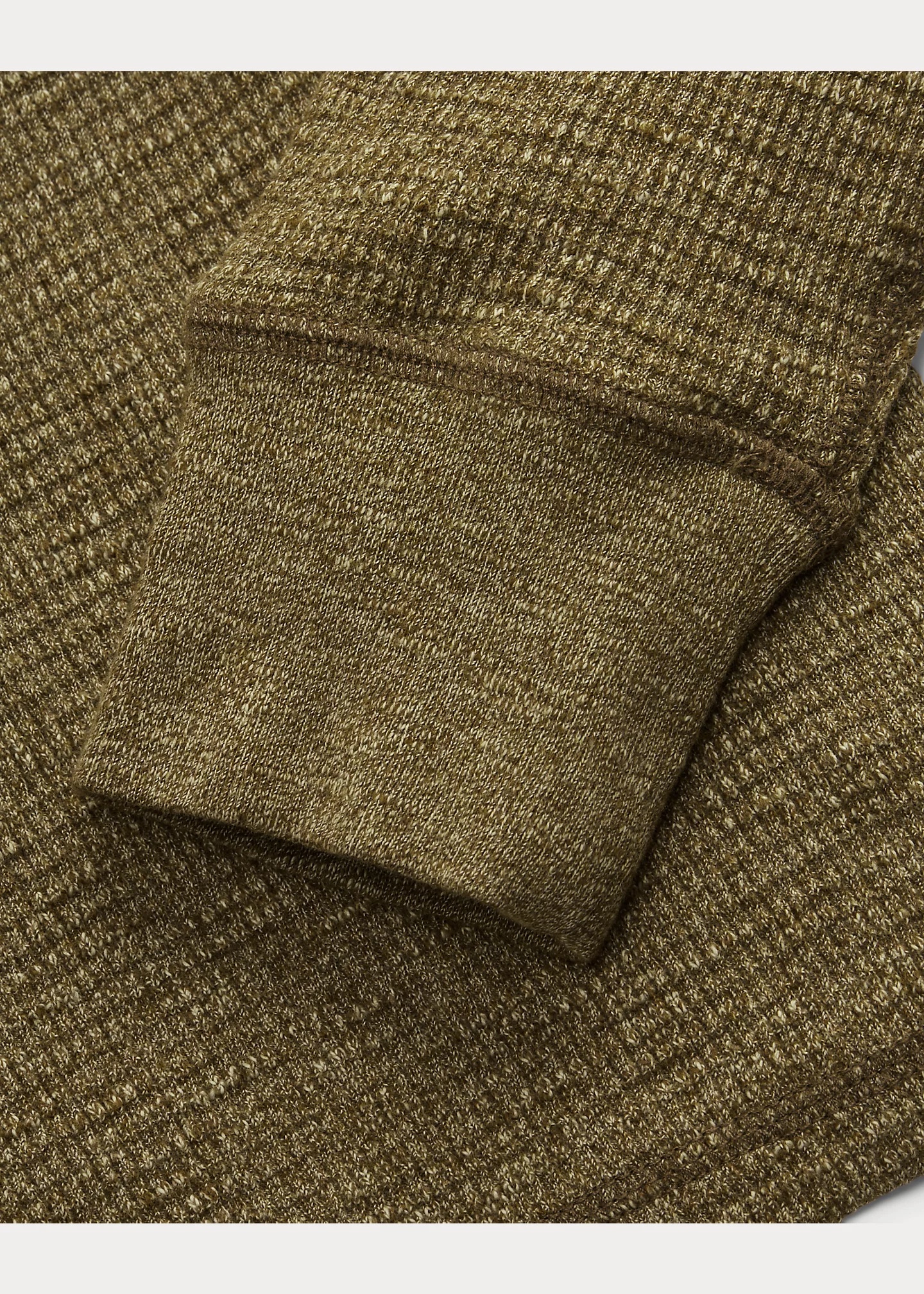 Waffle-Knit Henley Shirt - 3