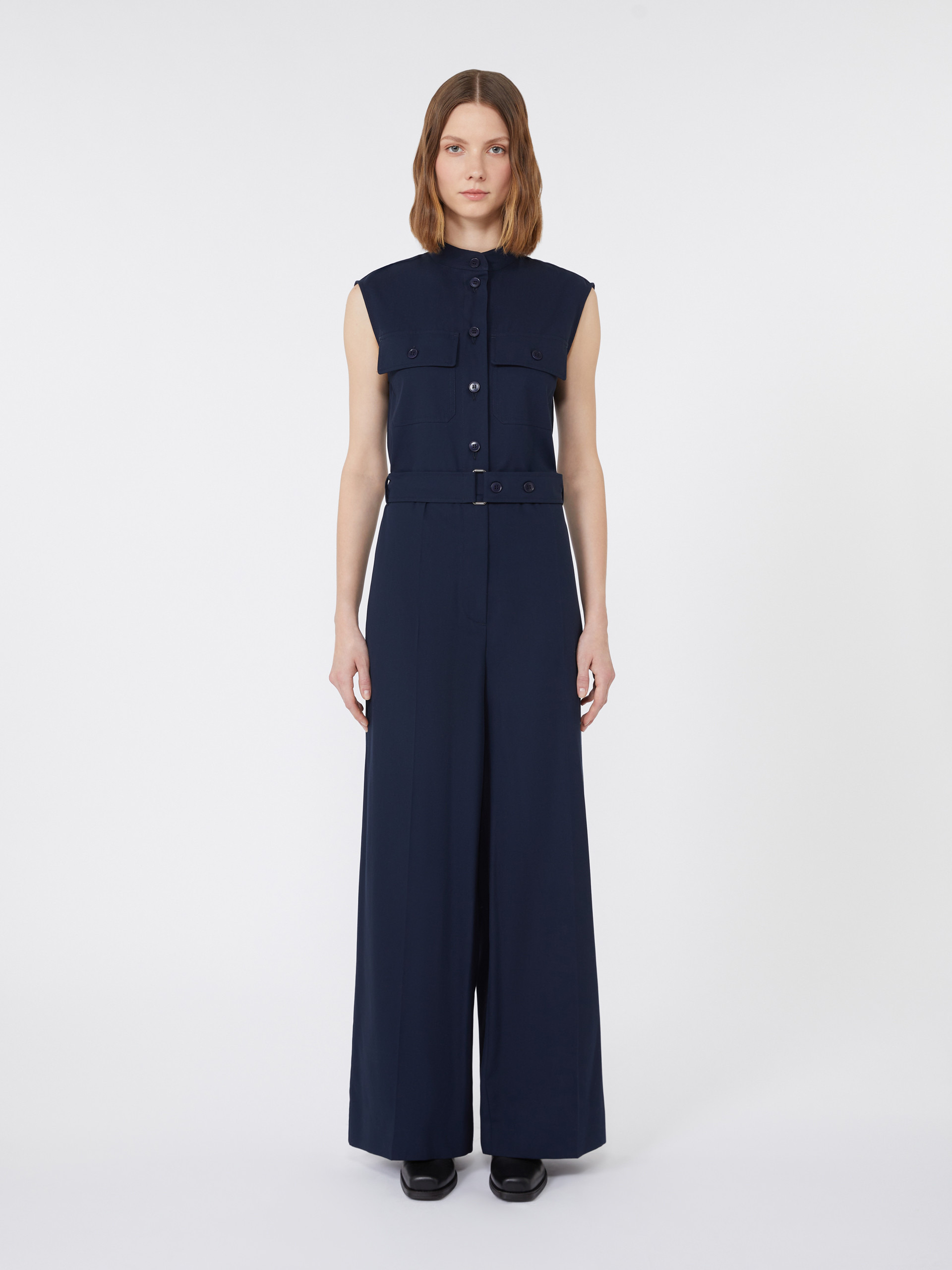 BERTA Cotton gabardine jumpsuit - 3