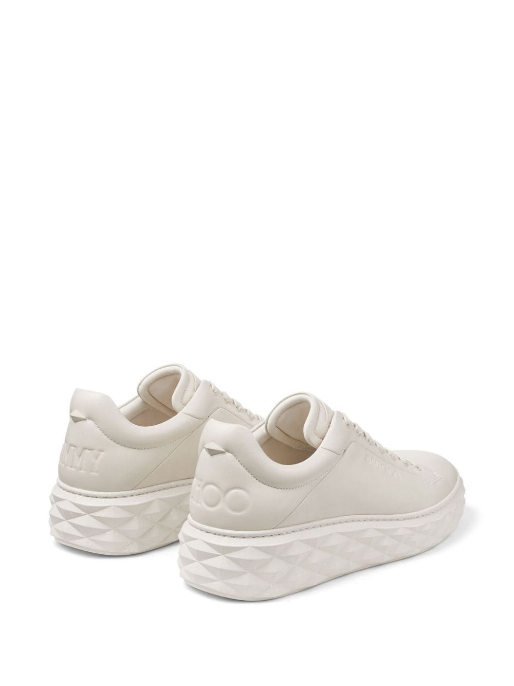 Diamond Maxi leather sneakers - 5