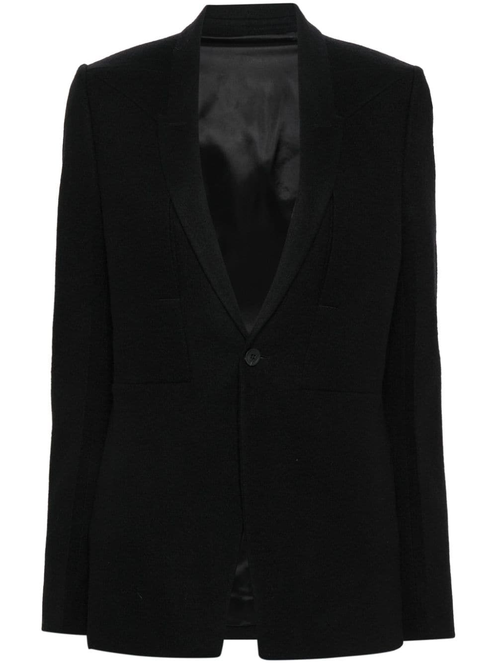 narrow-lapels single-breasted blazer - 1