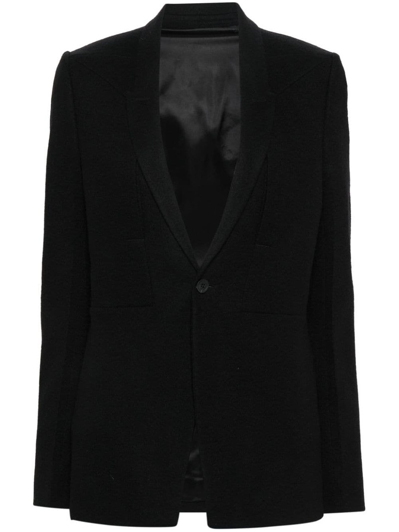 narrow-lapels single-breasted blazer 1