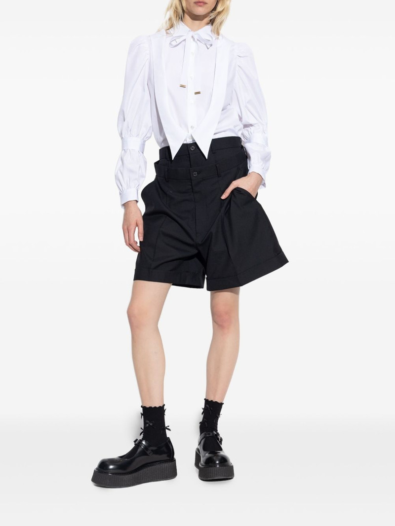 Noir Kei Ninomiya double-collar shirt outlook