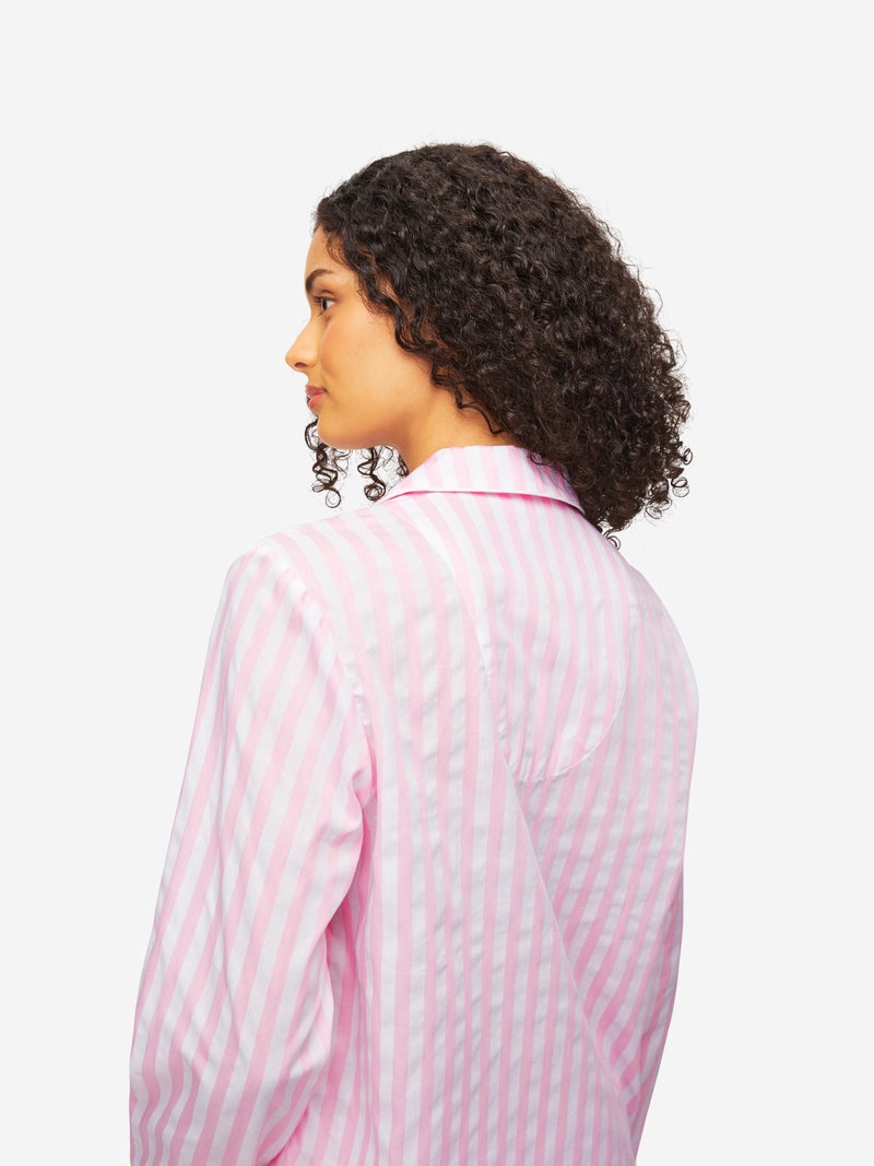 Women's Pyjamas Capri 20 Cotton Pink - 7