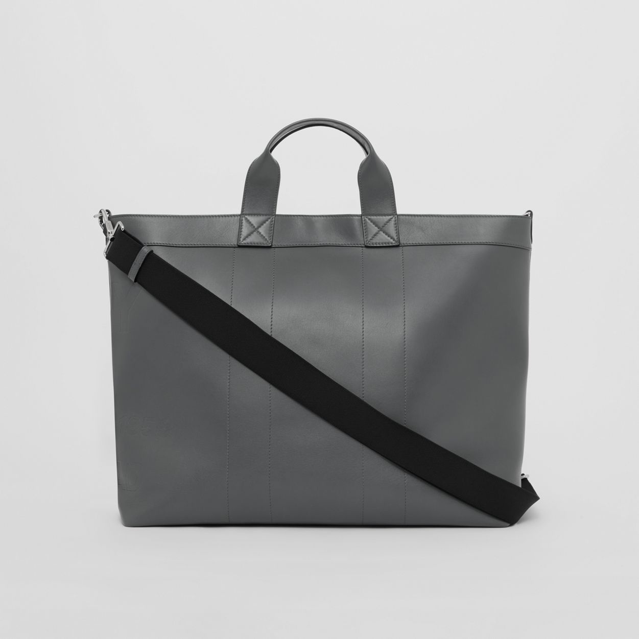 Horseferry Embossed Leather Tote - 8