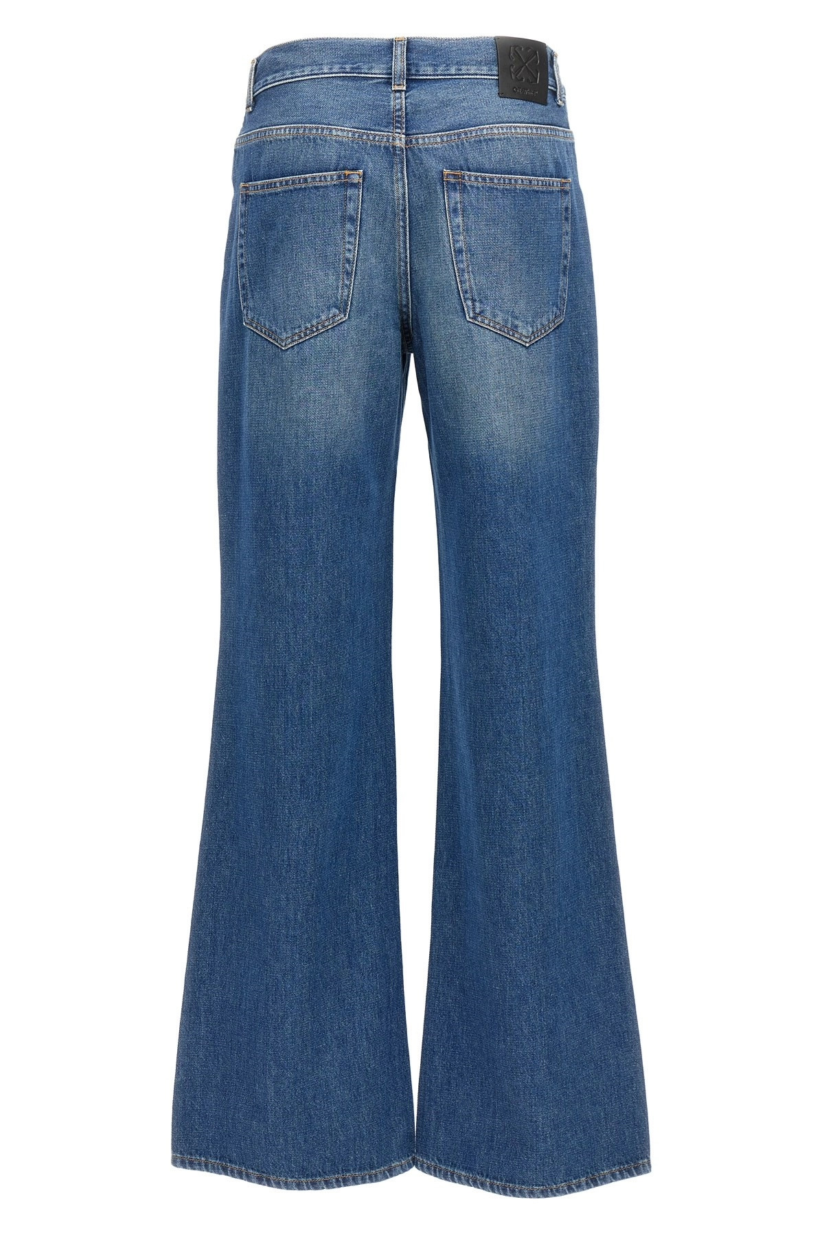 Logo embroidery jeans - 2