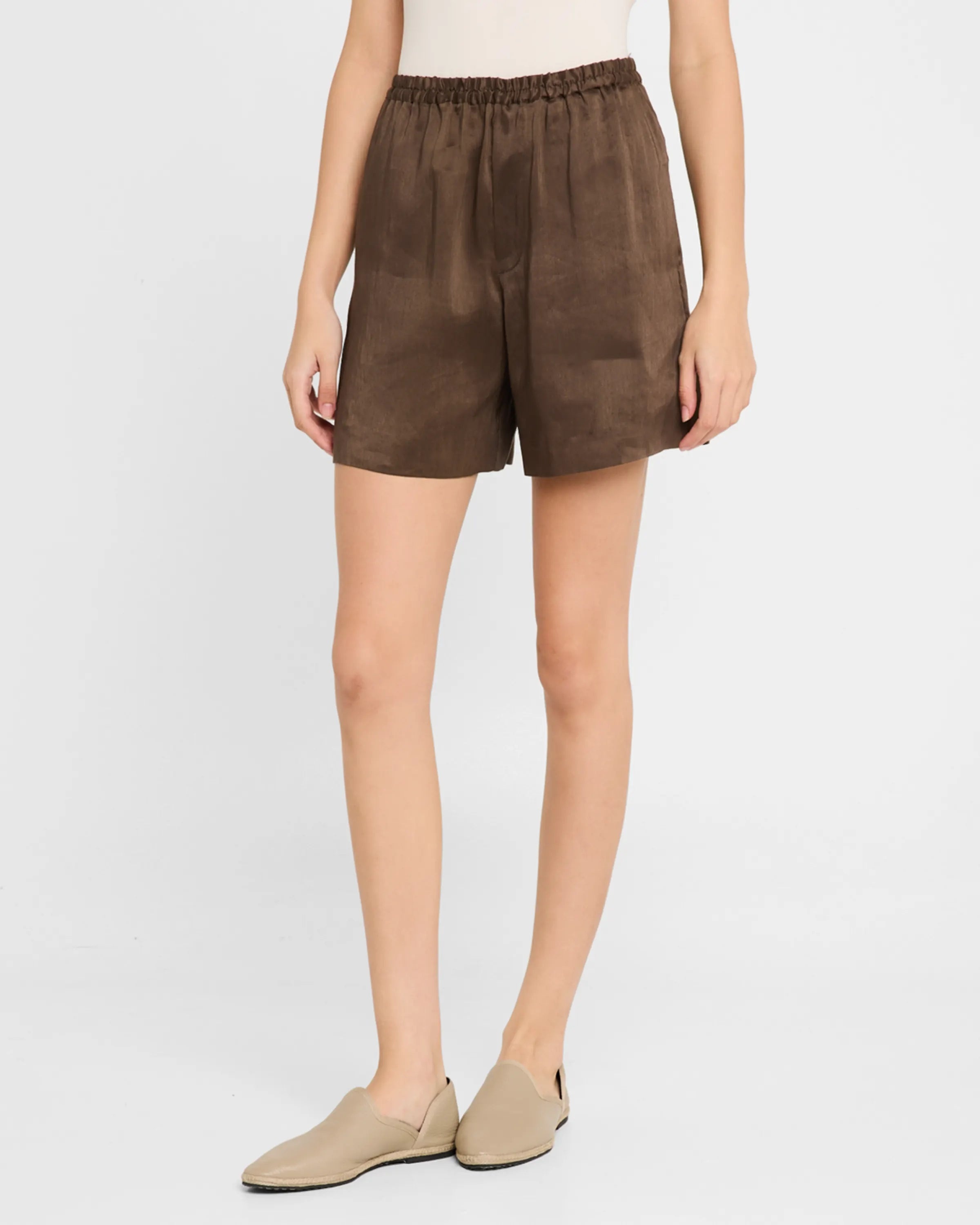 Adonia Shorts Deep Taupe - 4