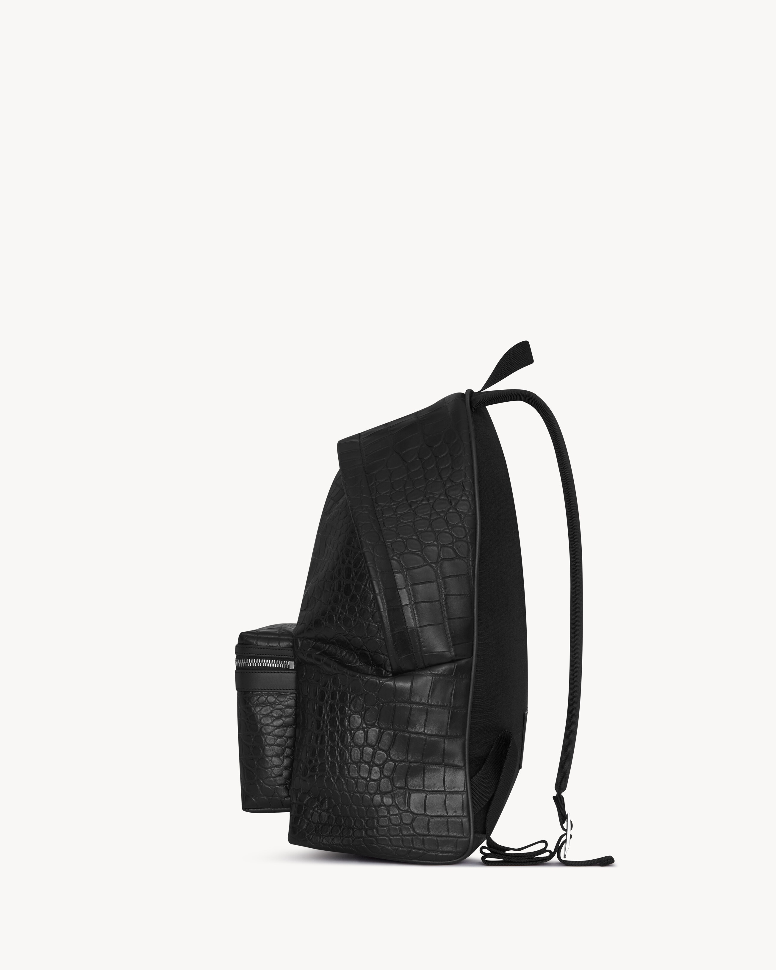 CITY BACKPACK IN CROCODILE-EMBOSSED LEATHER - 3