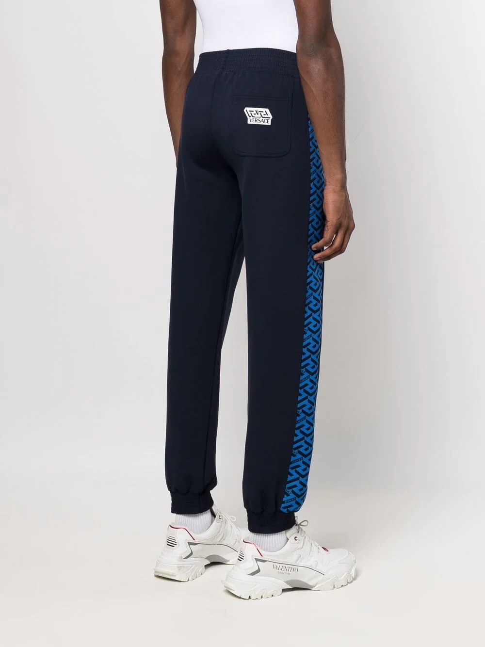 Greca-print track pants - 4