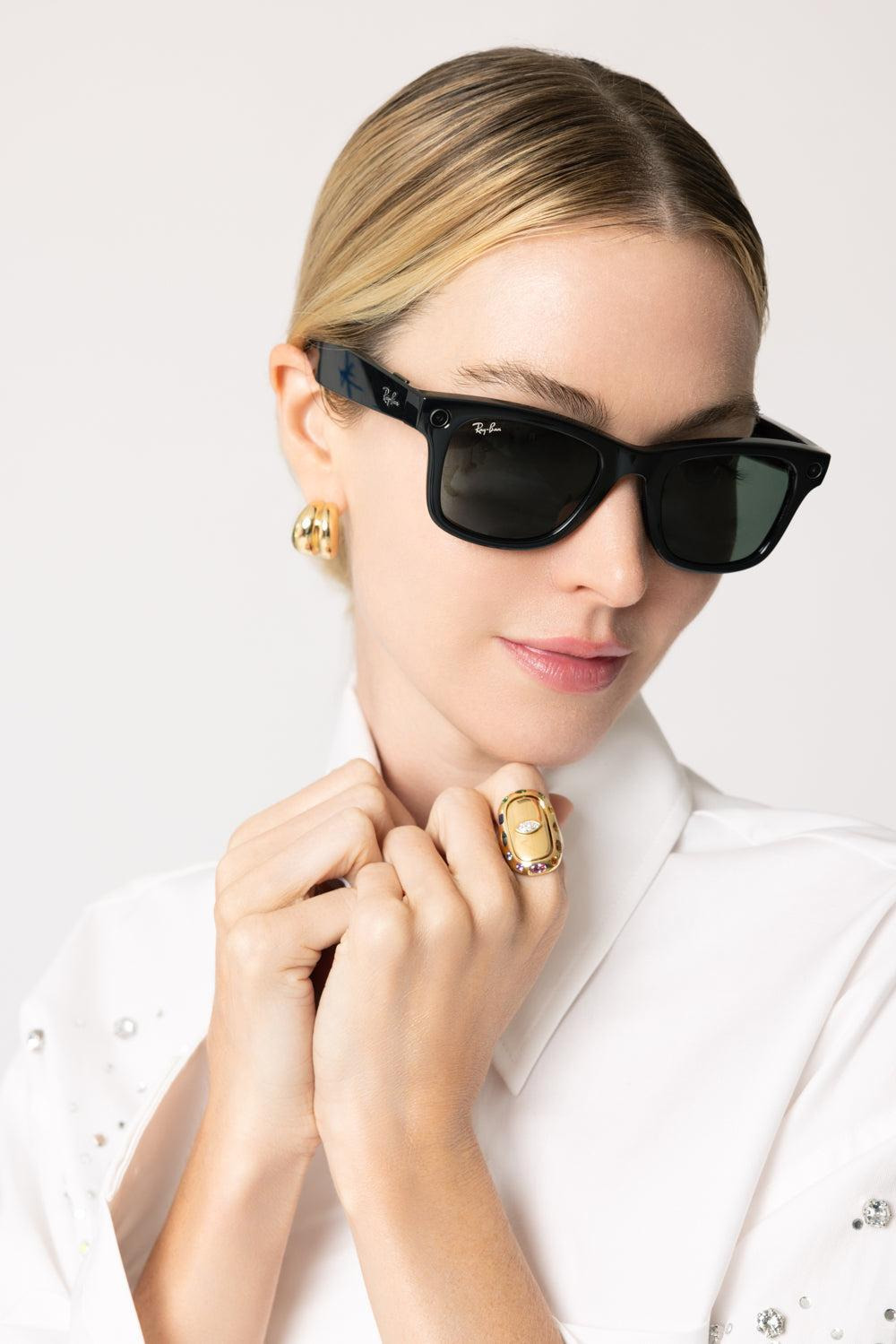 Meta Wayfarer - Shiny Black Green - 2