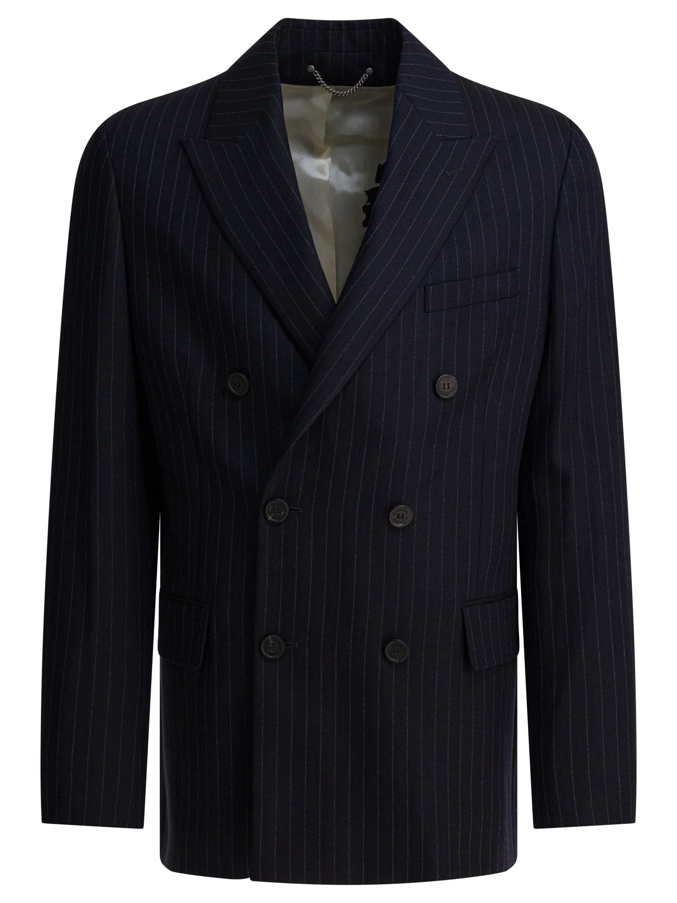 Golden Goose Double-breasted Wool Blazer - 1