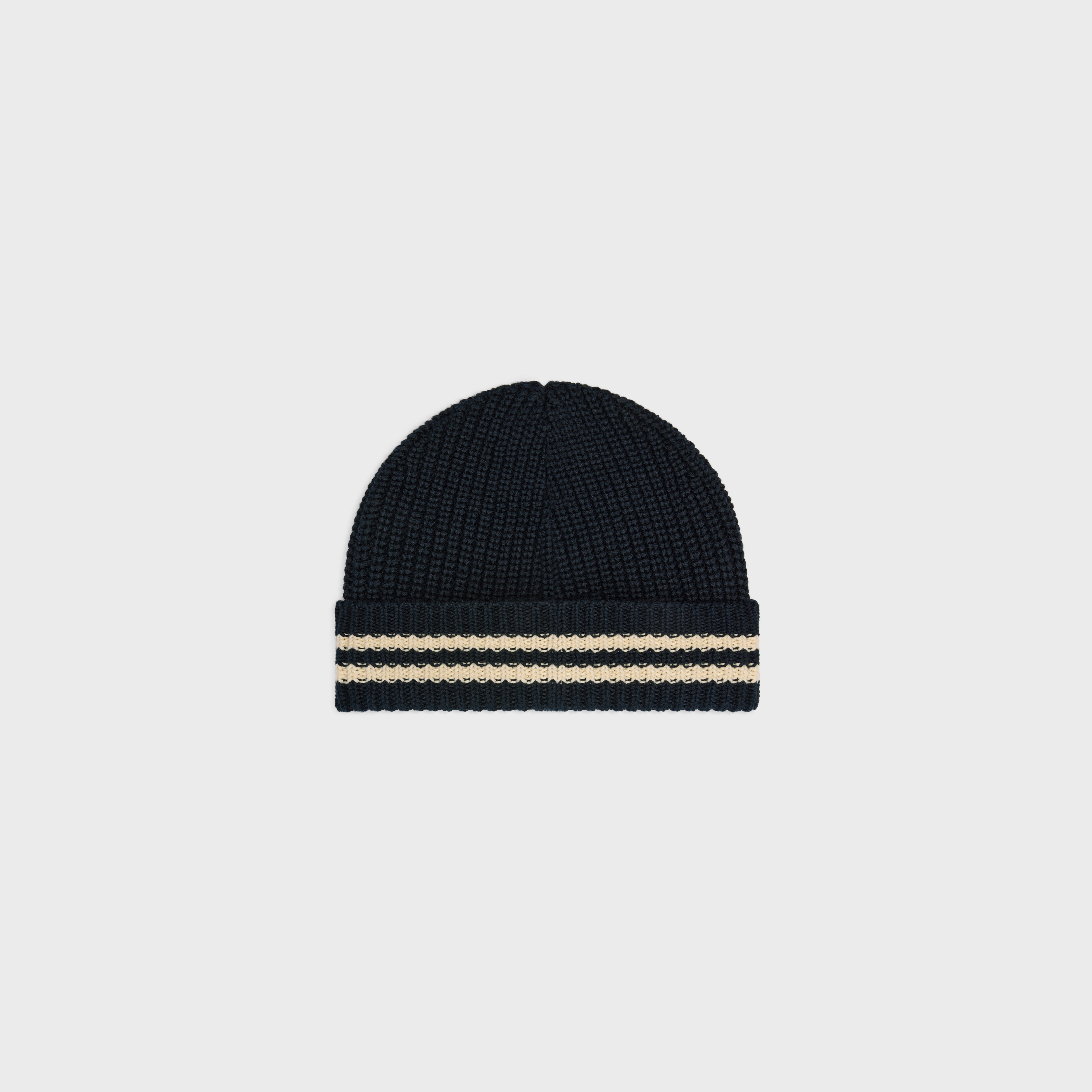 initial beanie in cotton - 2