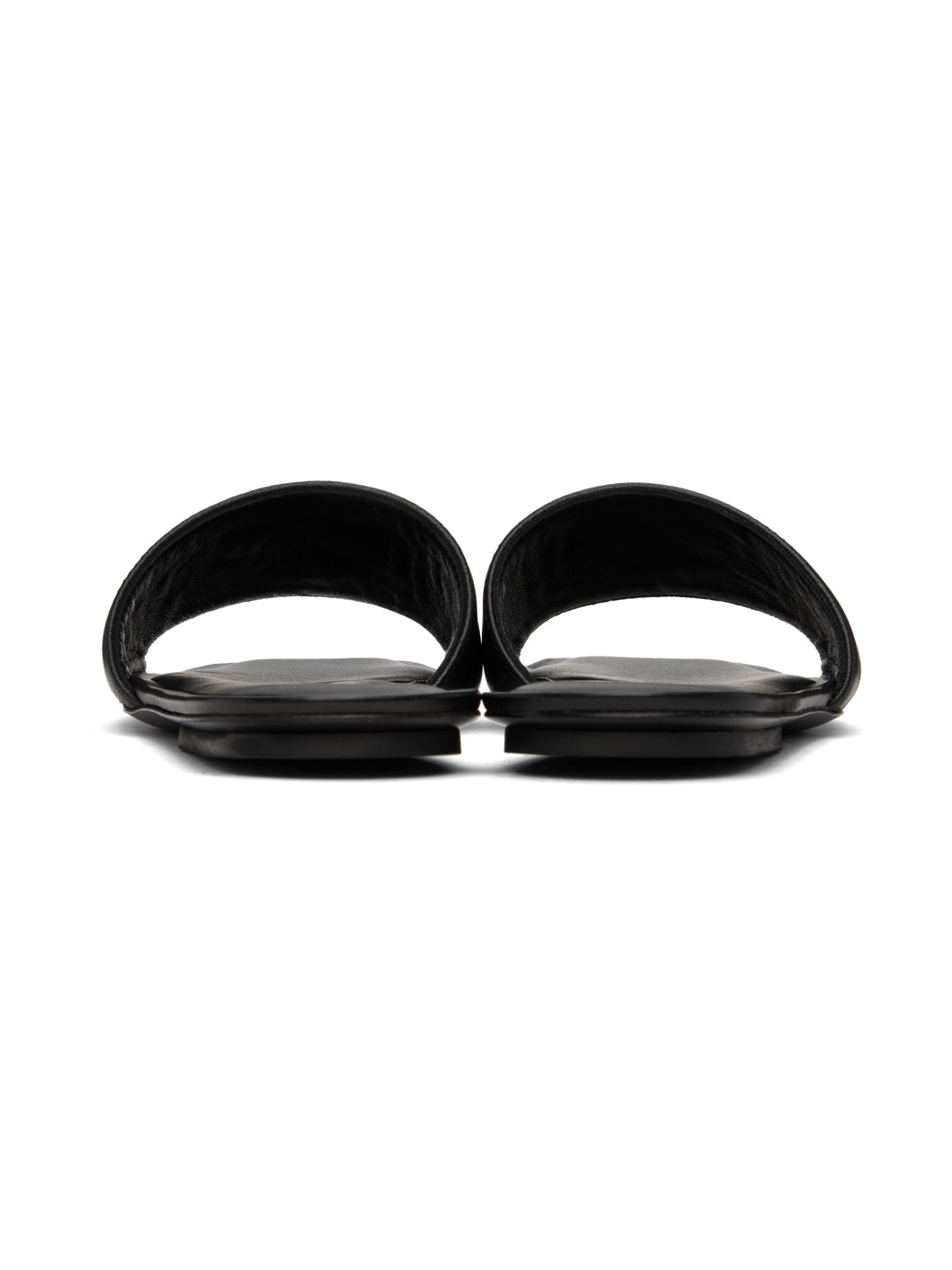Black 'AC' Sandals - 2