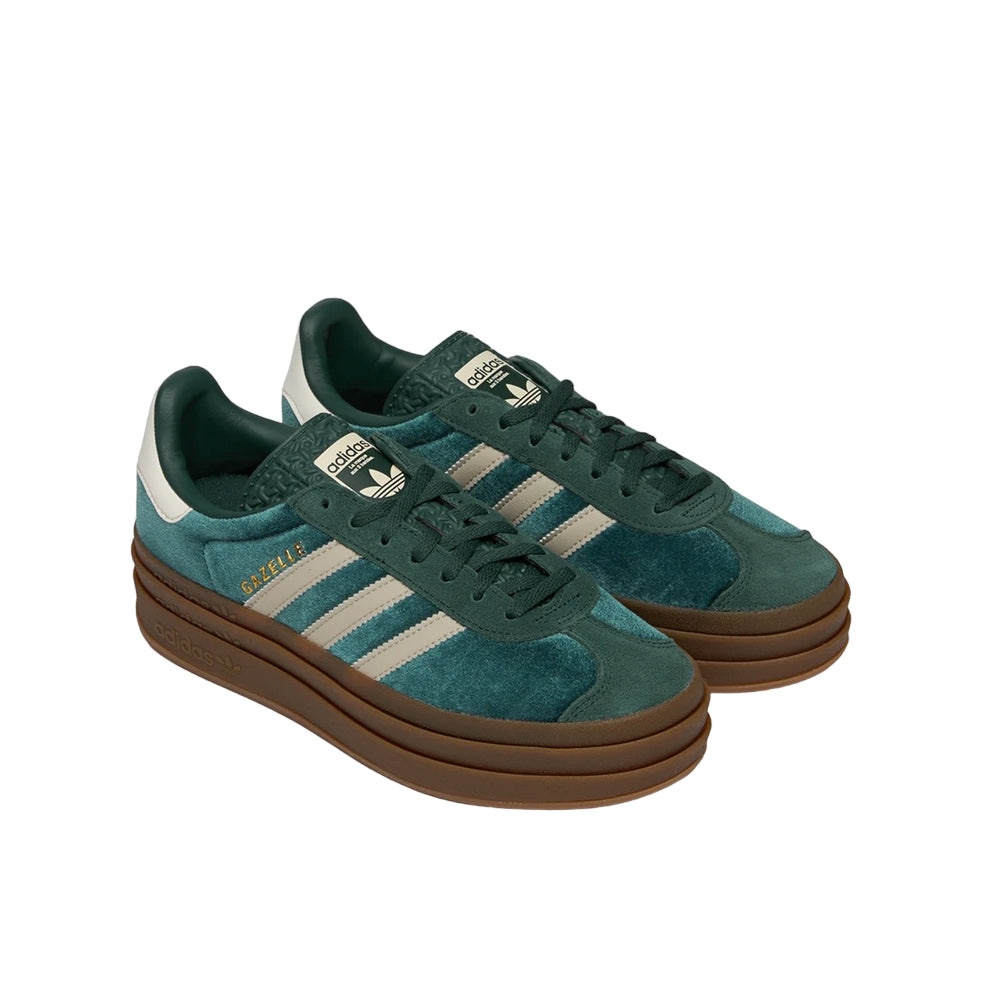 (WMNS) adidas Gazelle Bold 'Mineral Green Velvet' IG4391 - 2