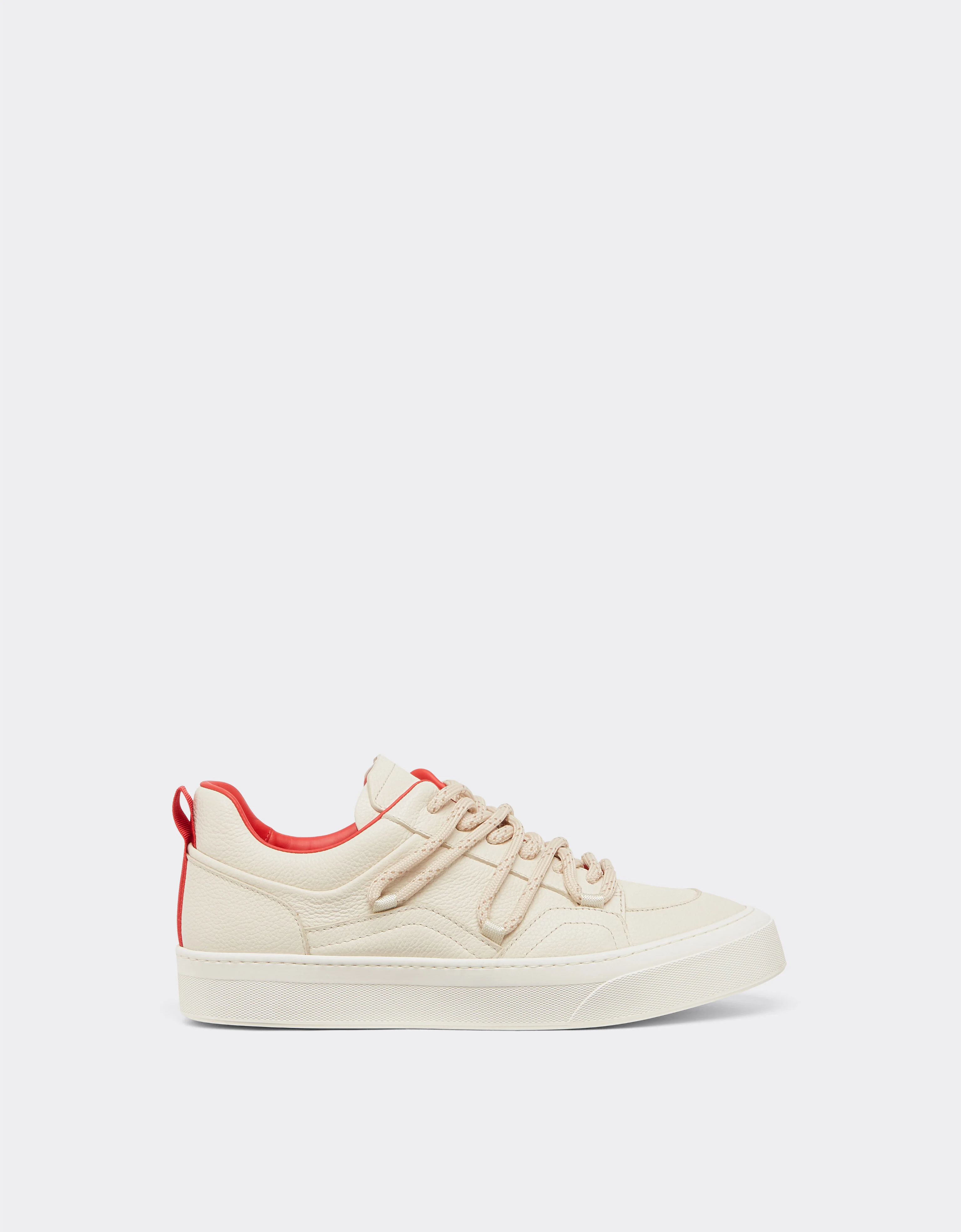 Trainers in tumbled leather - 1