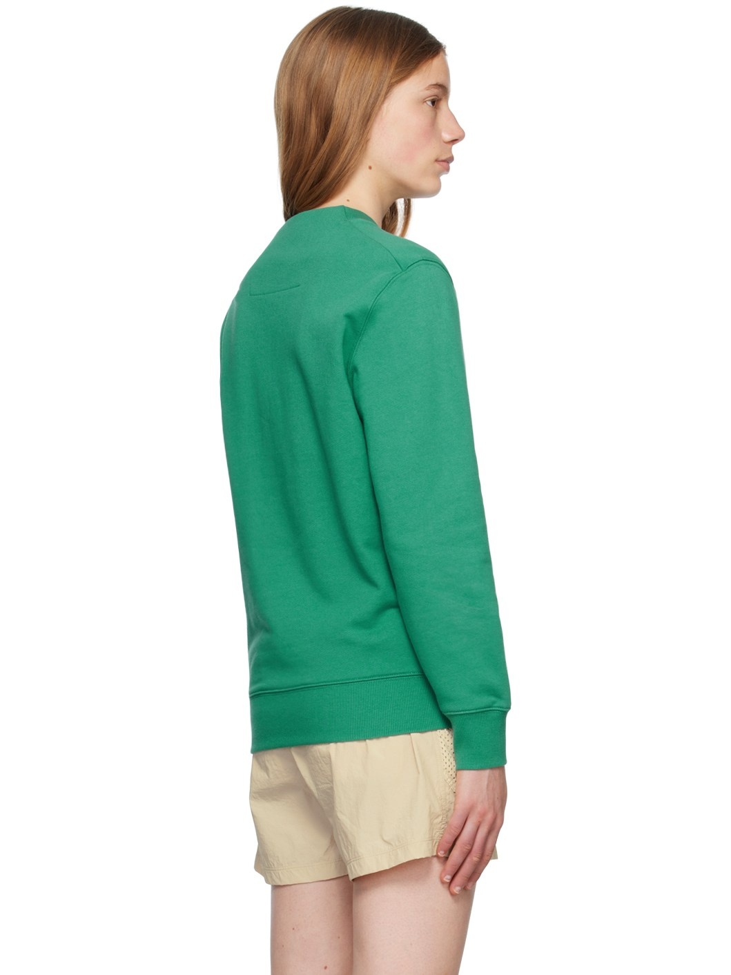 Green Embroidered Sweatshirt - 3