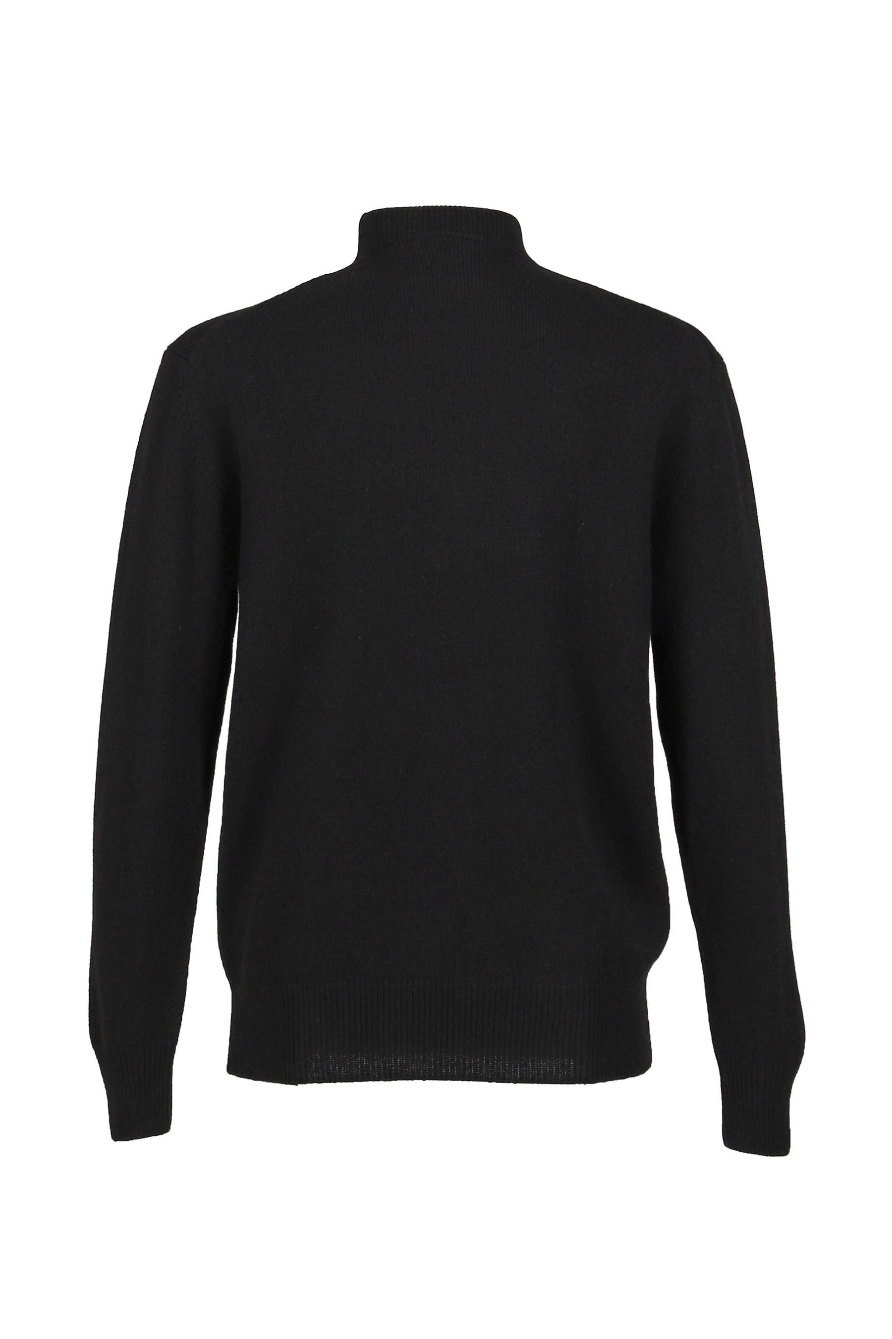 MOCK NECK SWEATER / BLACK - 2
