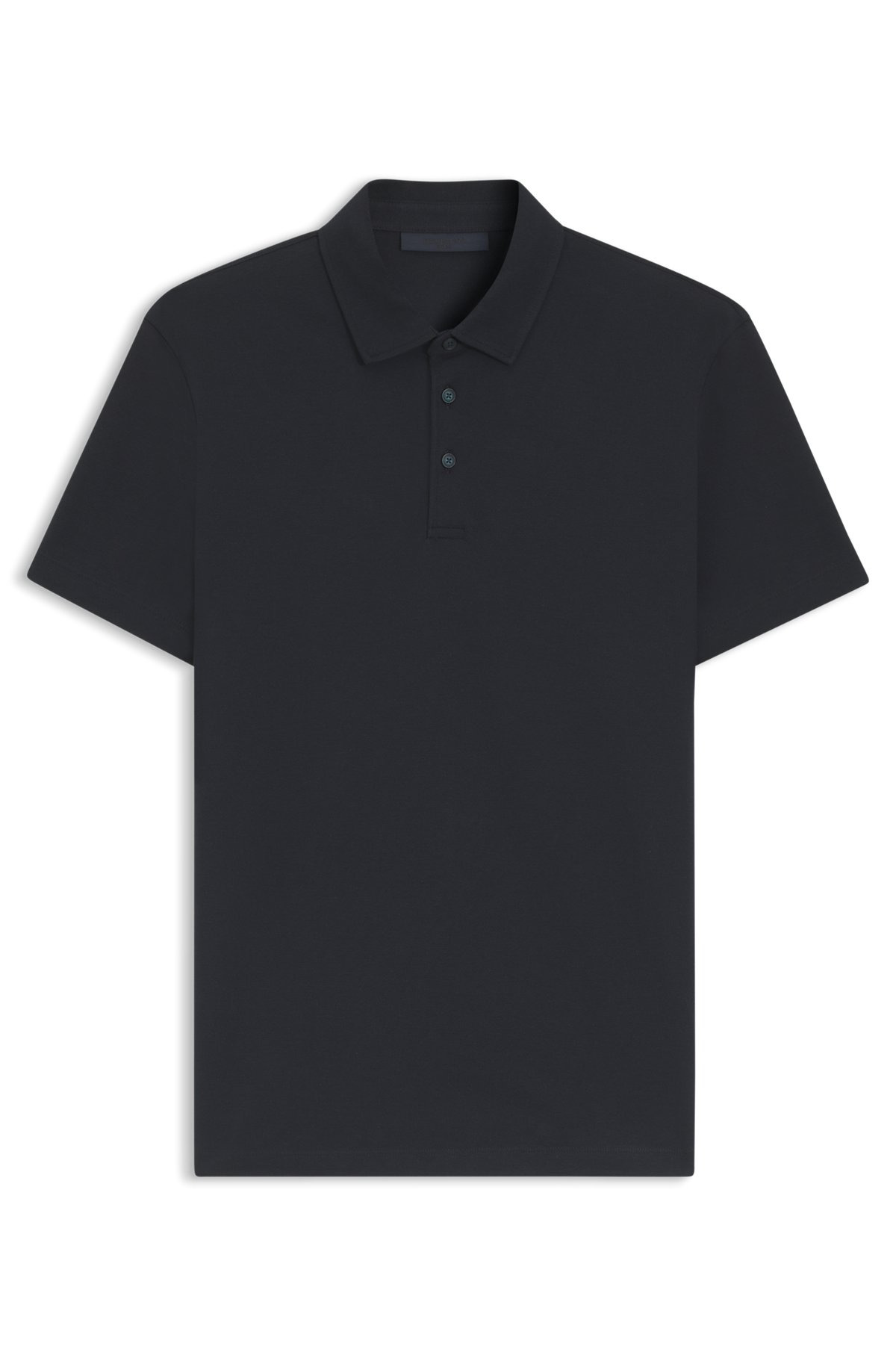 BECKHAM X BOSS POLO SHIRT IN COTTON AND SILK - 1