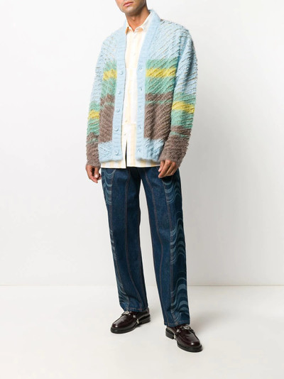 Y/Project striped soft knit cardigan  outlook