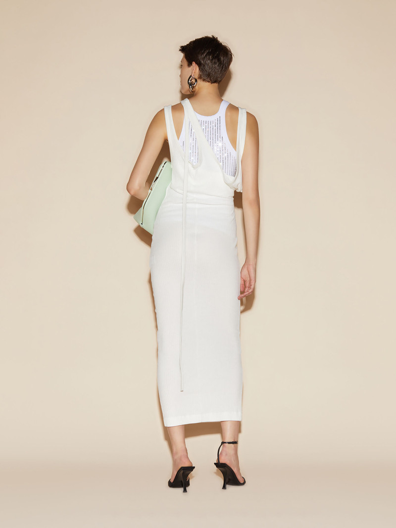 WHITE MIDI DRESS 3