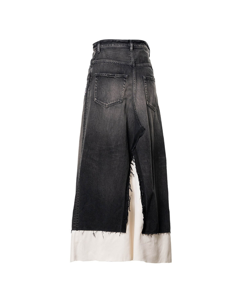 Denim Pants Combined Skirt 12