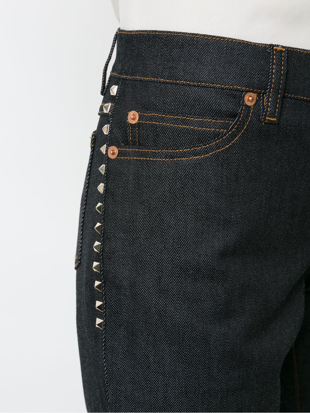 Rockstud straight-leg jeans - 5