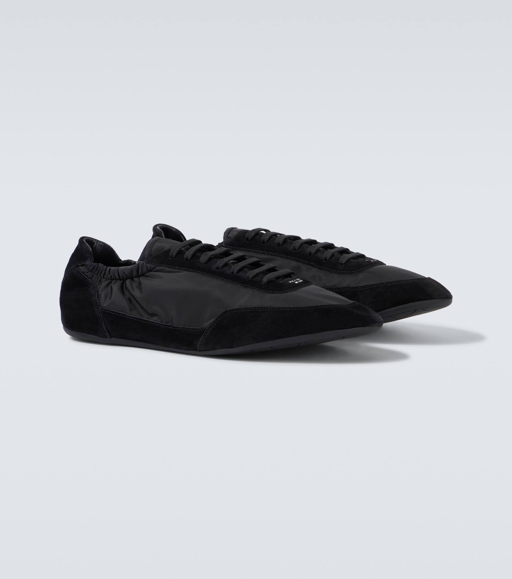 Collapse Re-Nylon suede-trimmed sneakers - 5