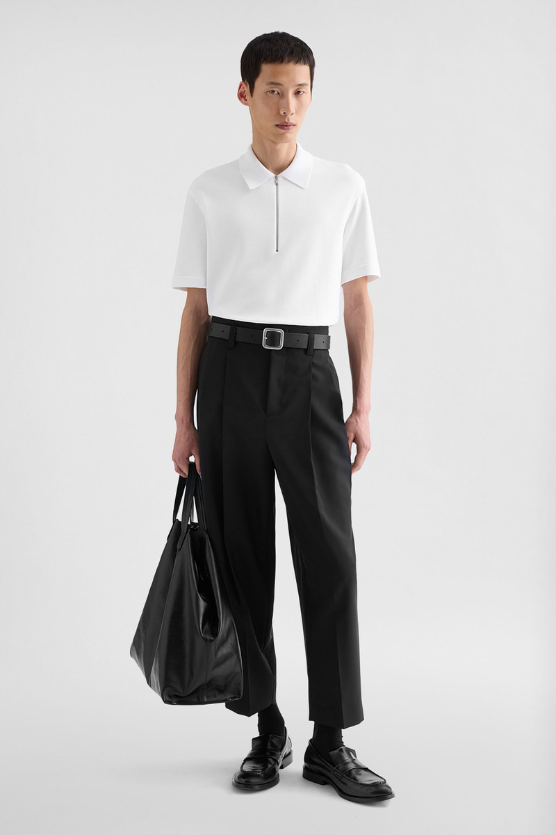 Jil Sander Cotton Piquet Polo T-Shirt outlook