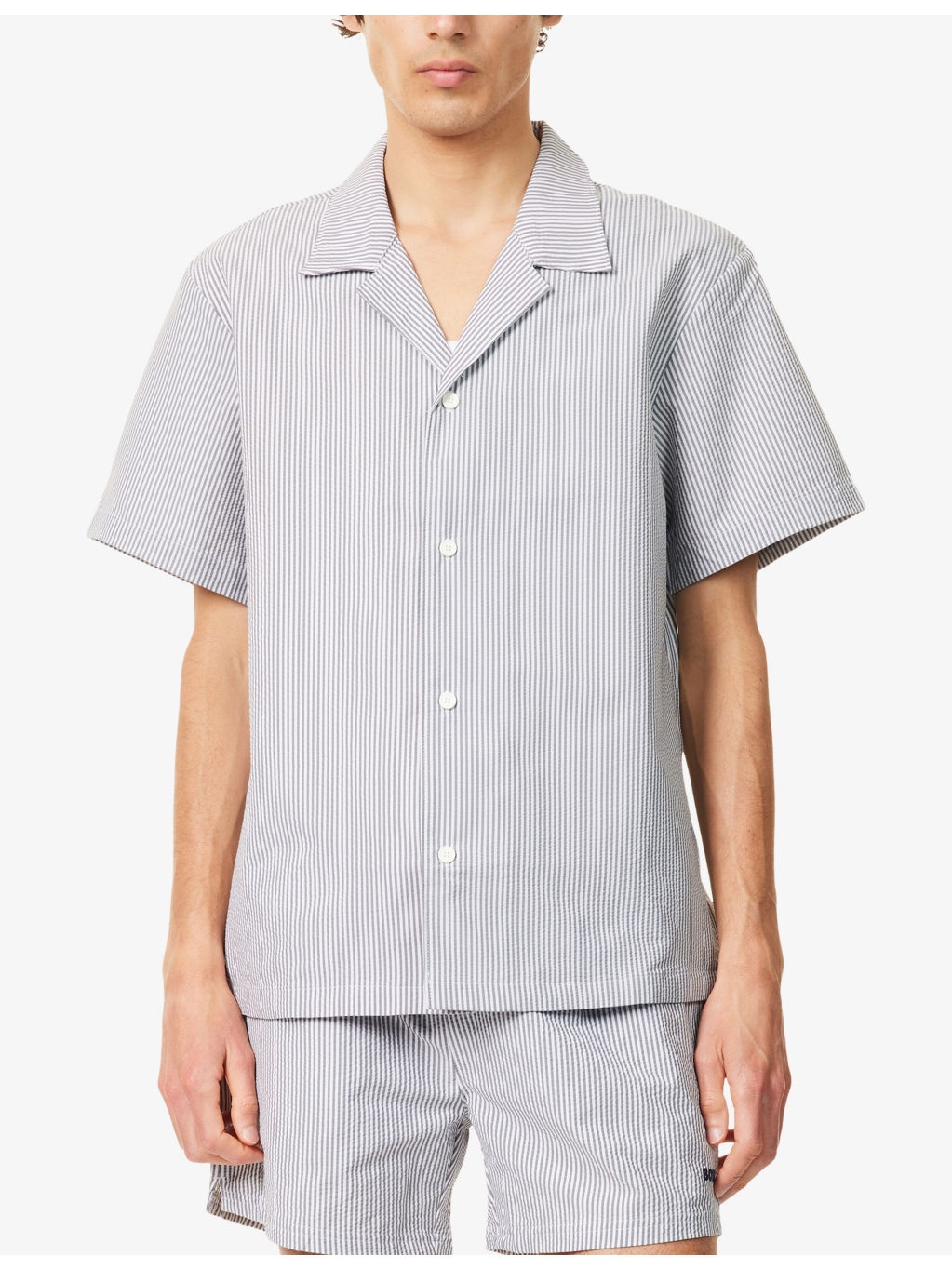 Velvetfish Camp-Collar Woven Shirt - 3