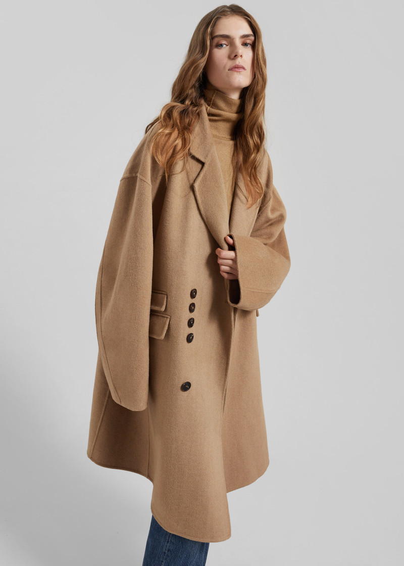 Lohit Wool Coat - Camel 3