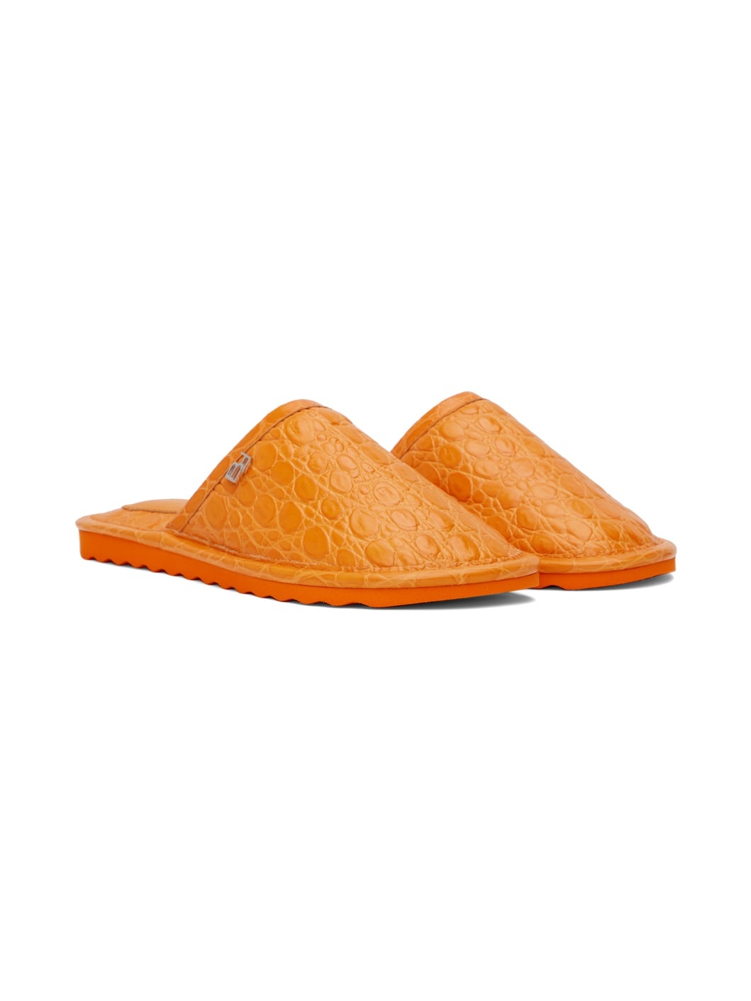 Orange  Larry Slippers - 4