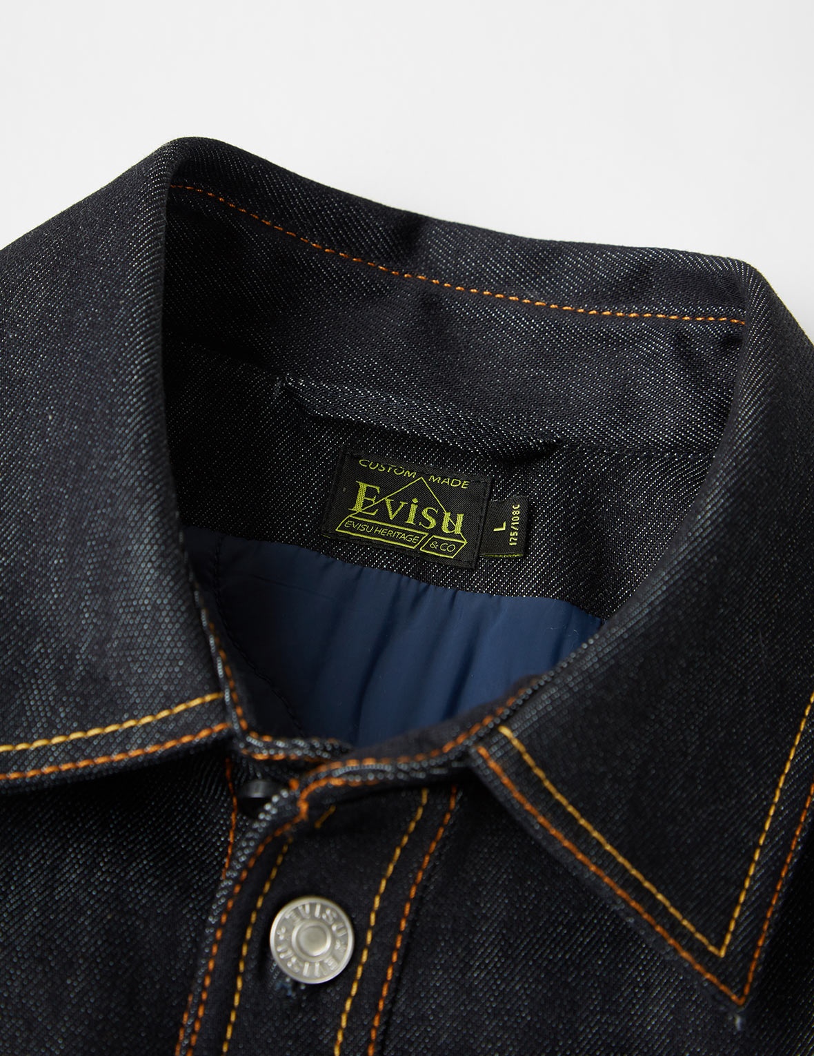 EVISU x Jean Michel Basquiat "Untitled" Denim Shirt Jacket - 13