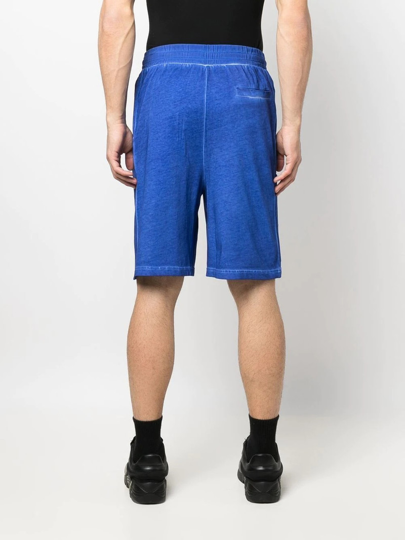 debossed-logo elasticated-waist Bermuda shorts 4