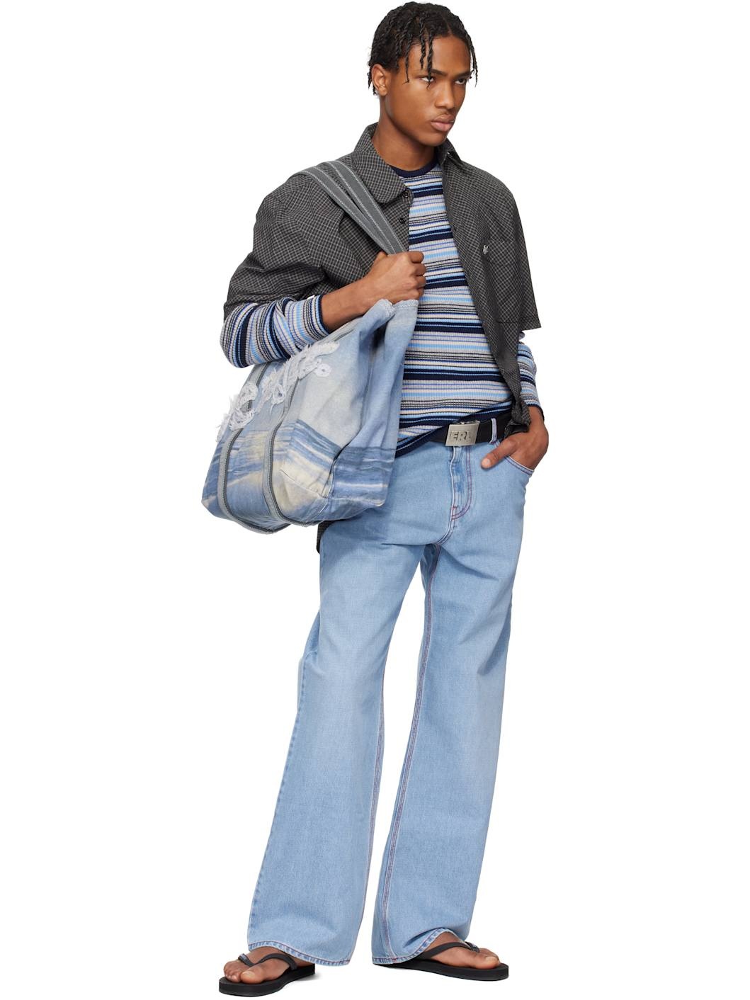 Blue Straight Venice Jeans - 5