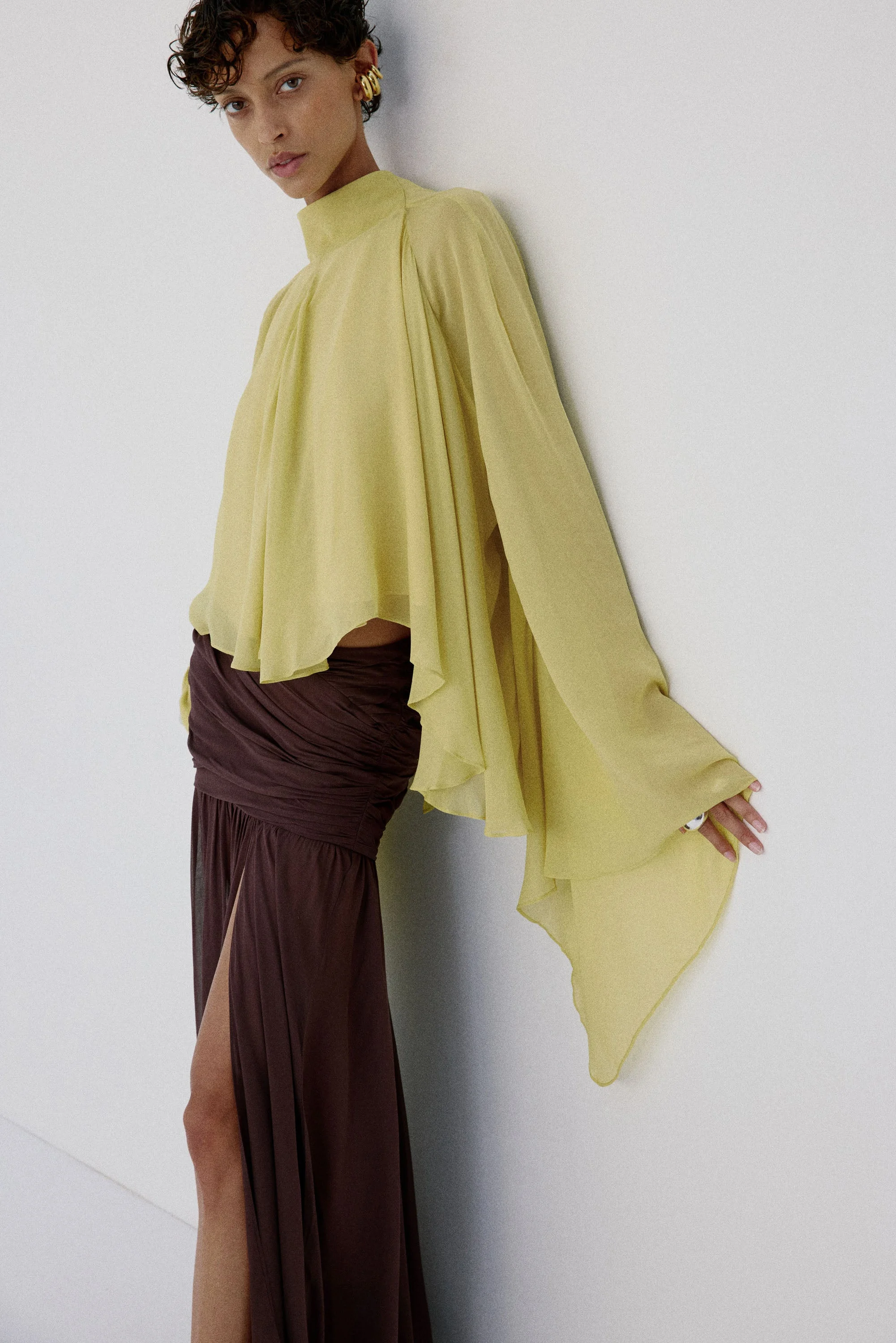 MIA TOP IN PEAR GEORGETTE - 1