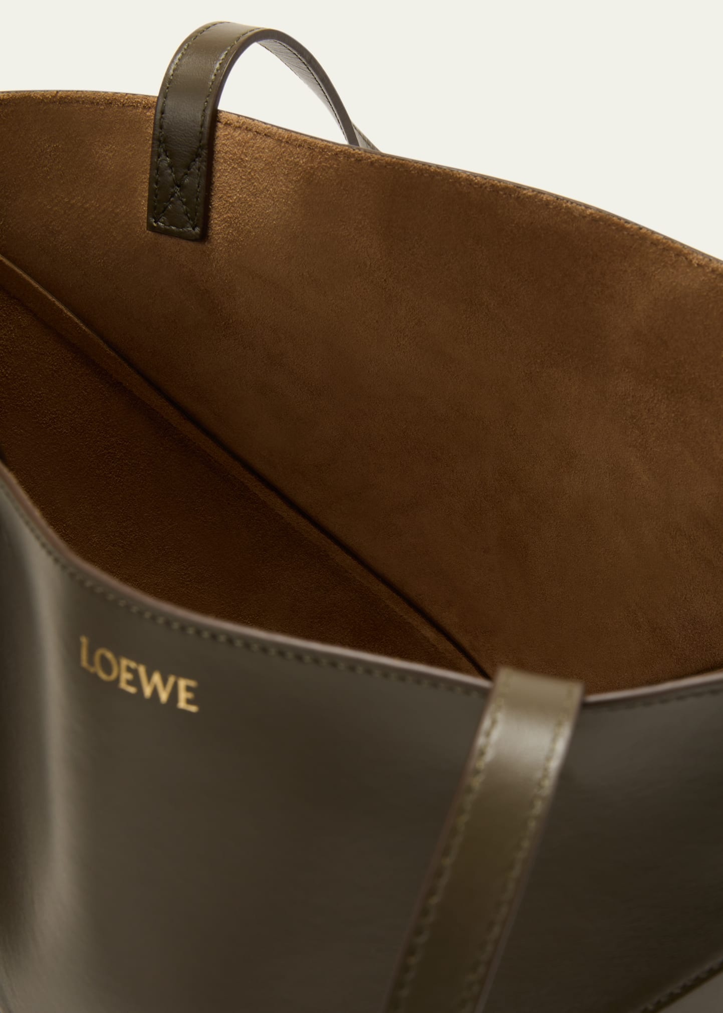 Puzzle Leather Tote Bag - 4