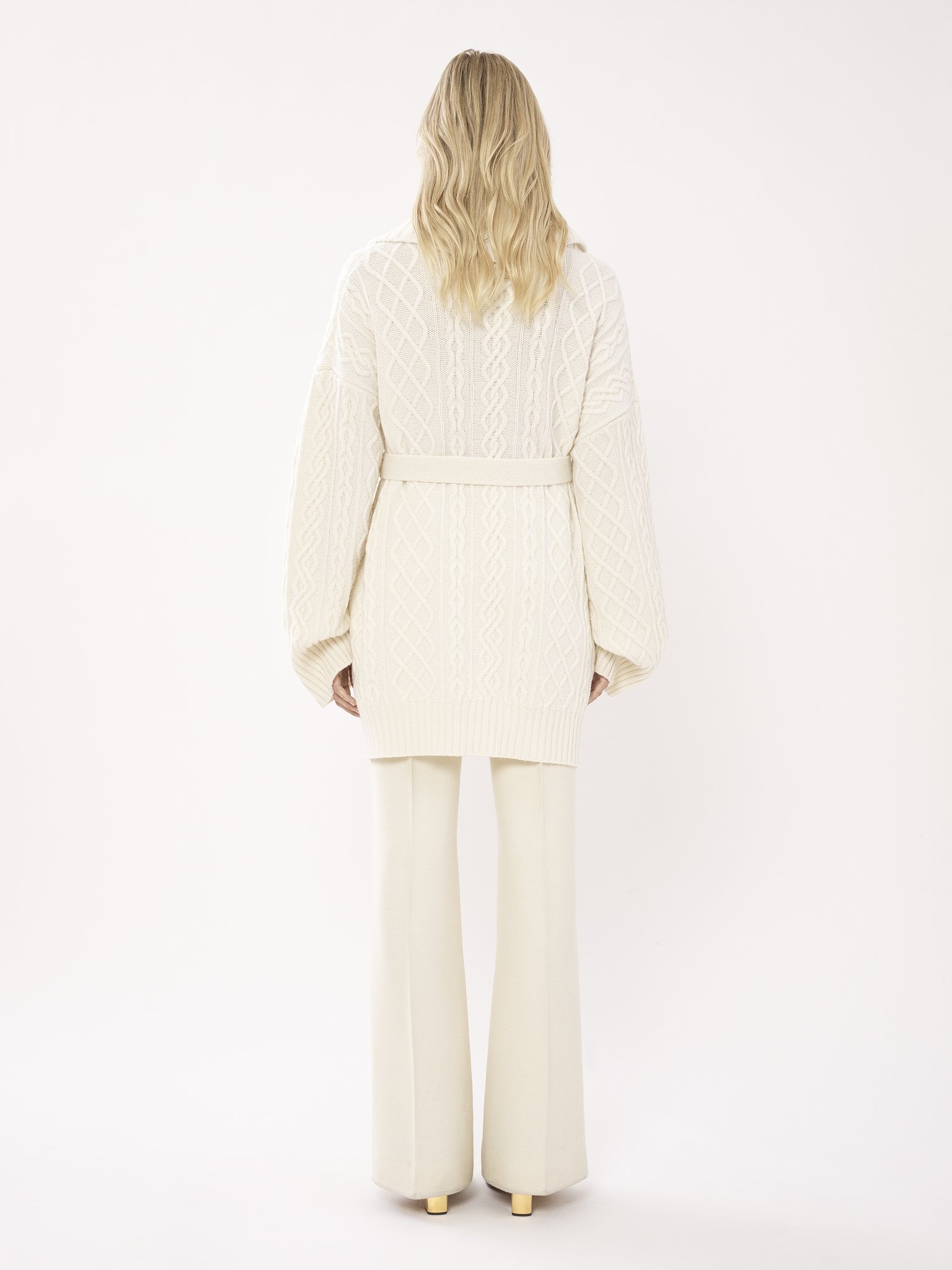 BELTED WRAP CARDIGAN - 4