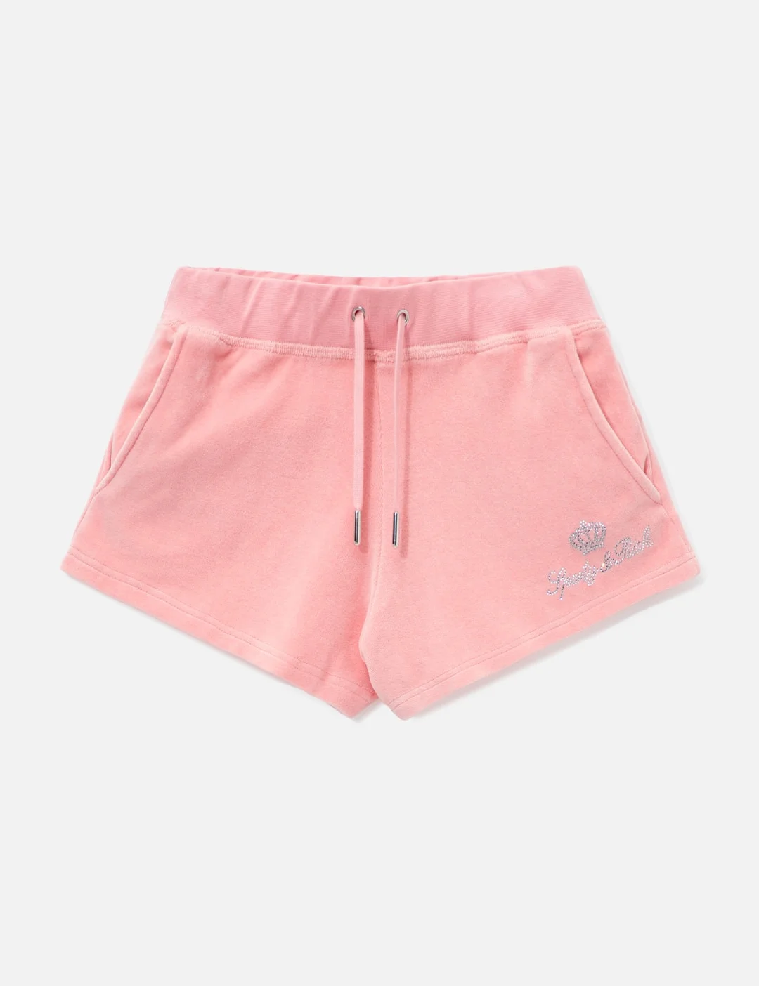 SPORTY & RICH X JUICY COUTURE SCRIPT VELOUR SHORT - 1