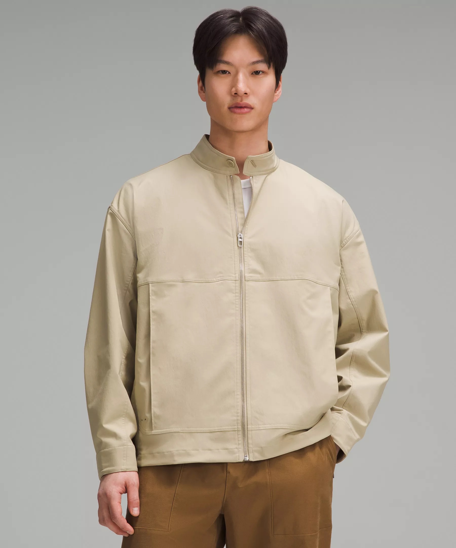 Smooth Twill Full-Zip Jacket - 1