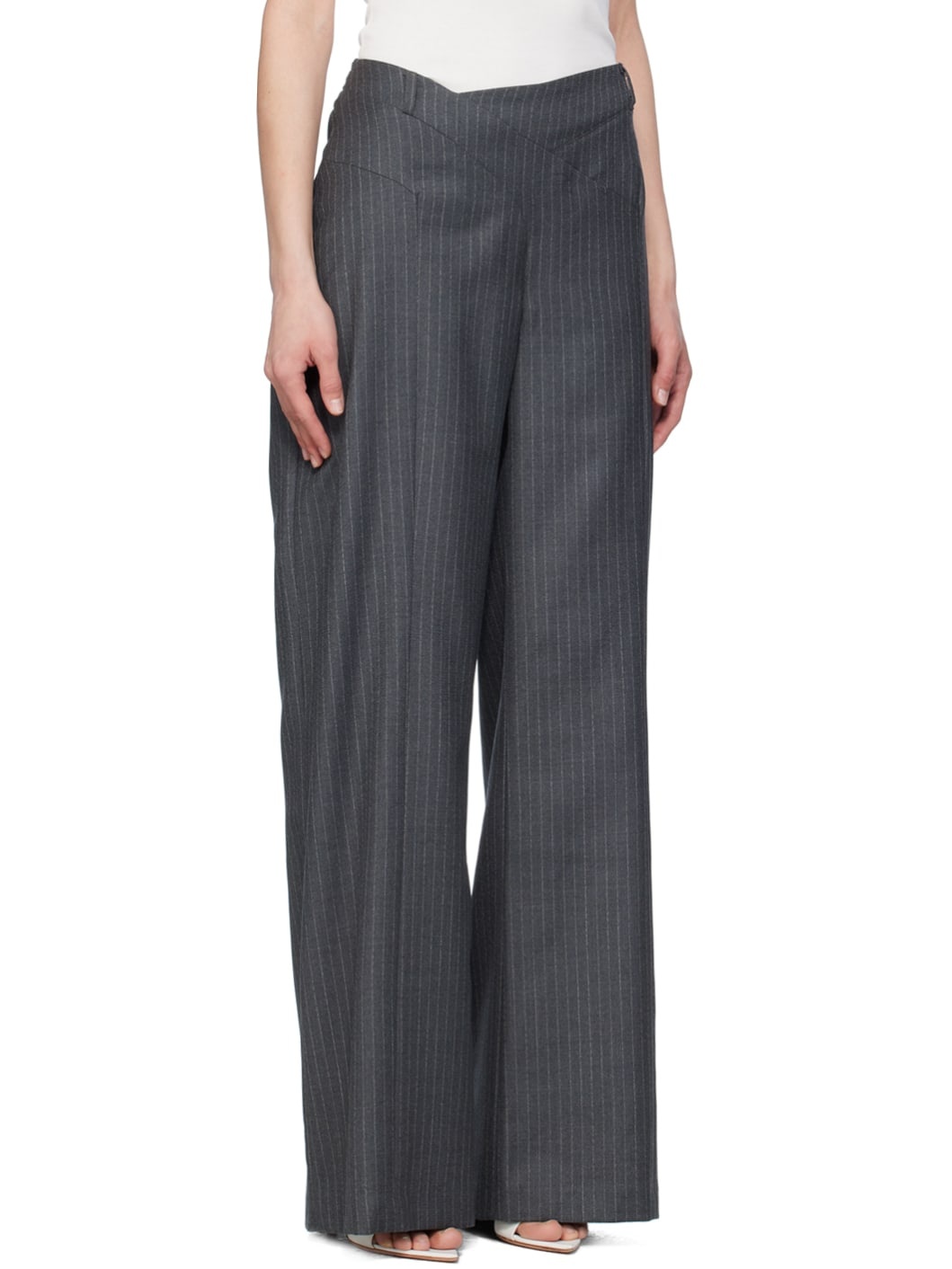 Gray Tora Trousers - 2