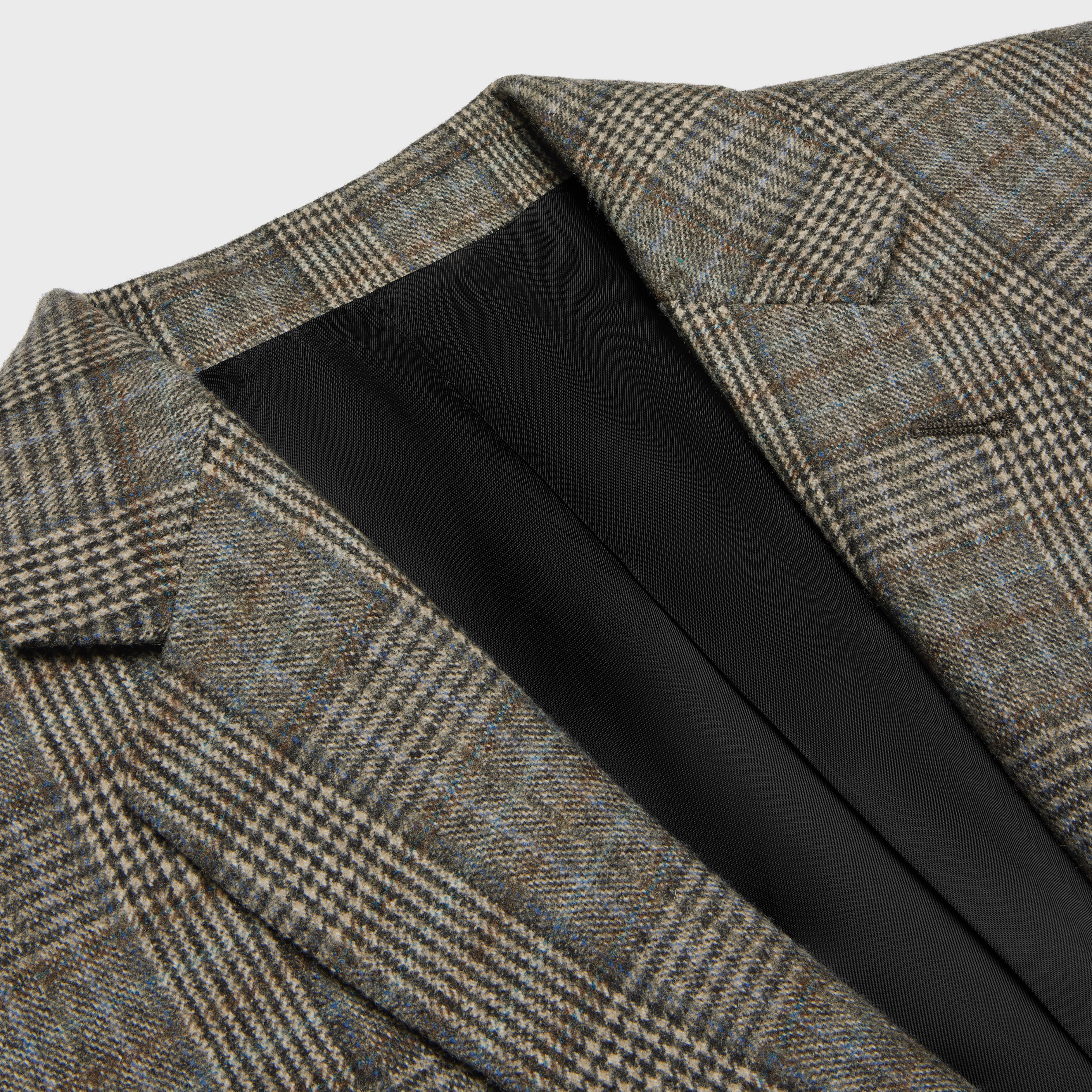 CARNABY JACKET IN JACKET IN PRINCE OF WALES FLANNEL - 3