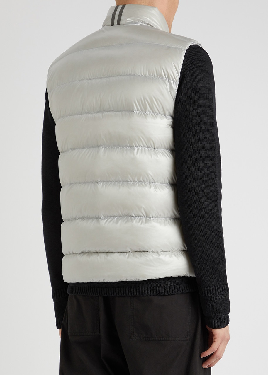 Crofton light grey quilted shell gilet - 3