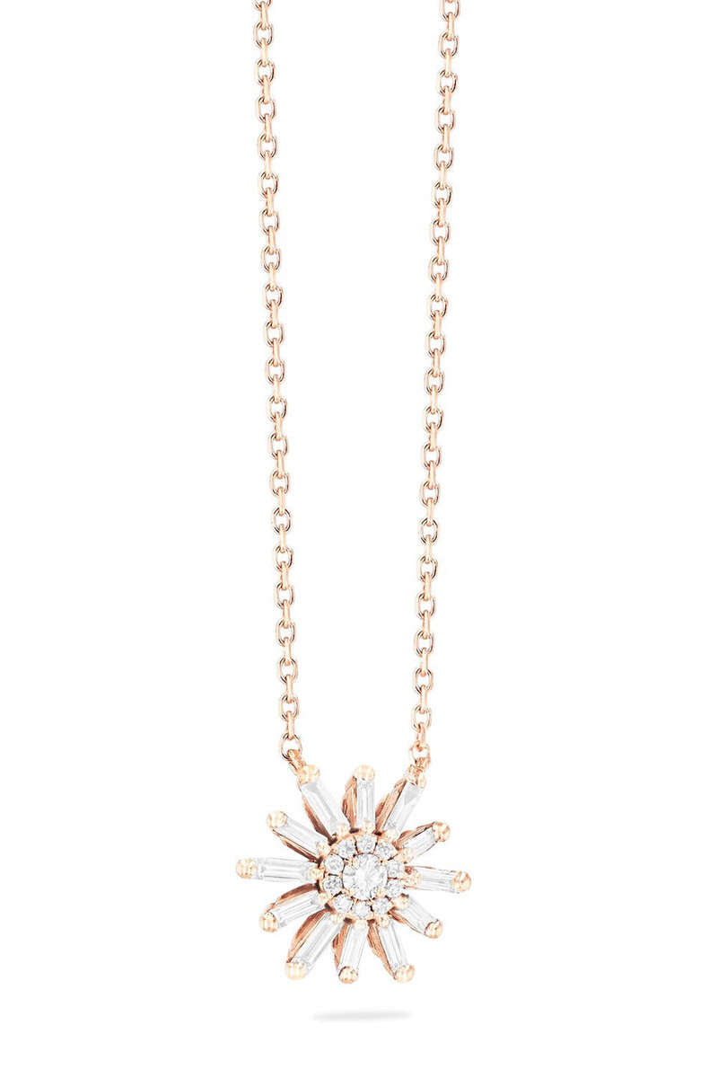 Fireworks Diamond Flower Necklace 1