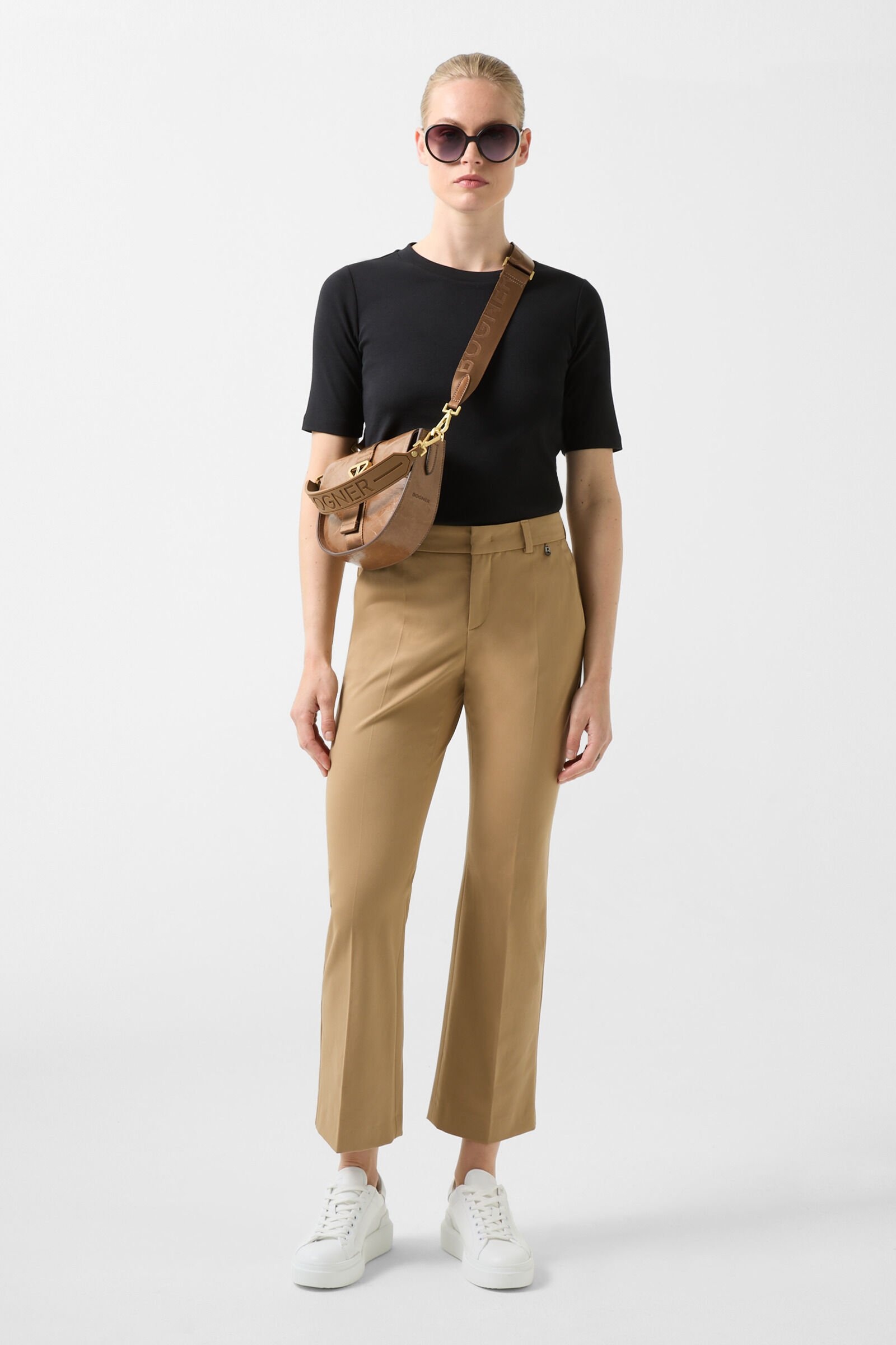Joy Stretch pants in Camel - 4