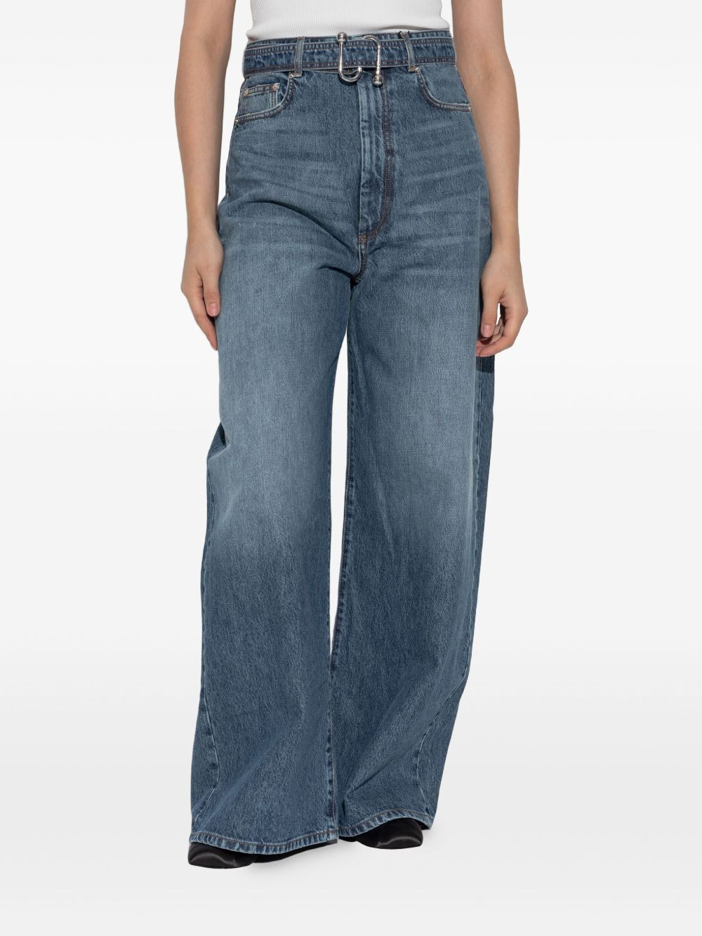 belted jeans - 3