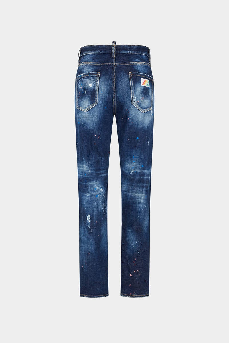DSQUARED2 DARK NEON SPLASH WASH 642 JEANS outlook