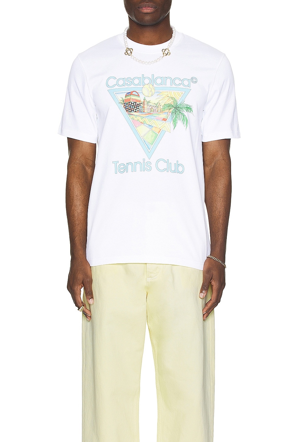 Afro Cubism Tennis Club Printed T-shirt - 3