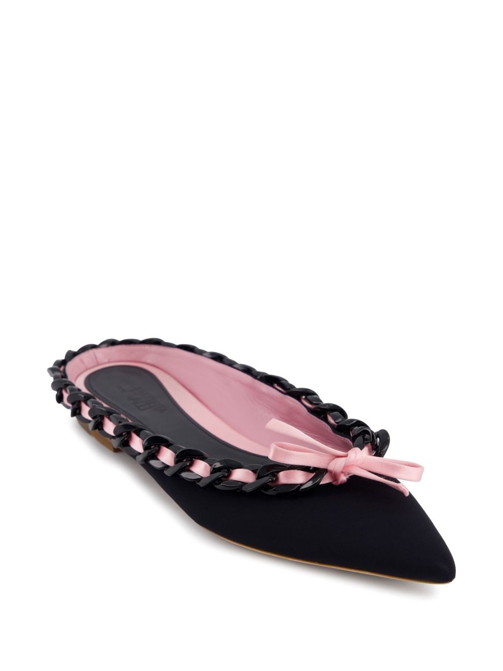 bow-detail slippers - 2