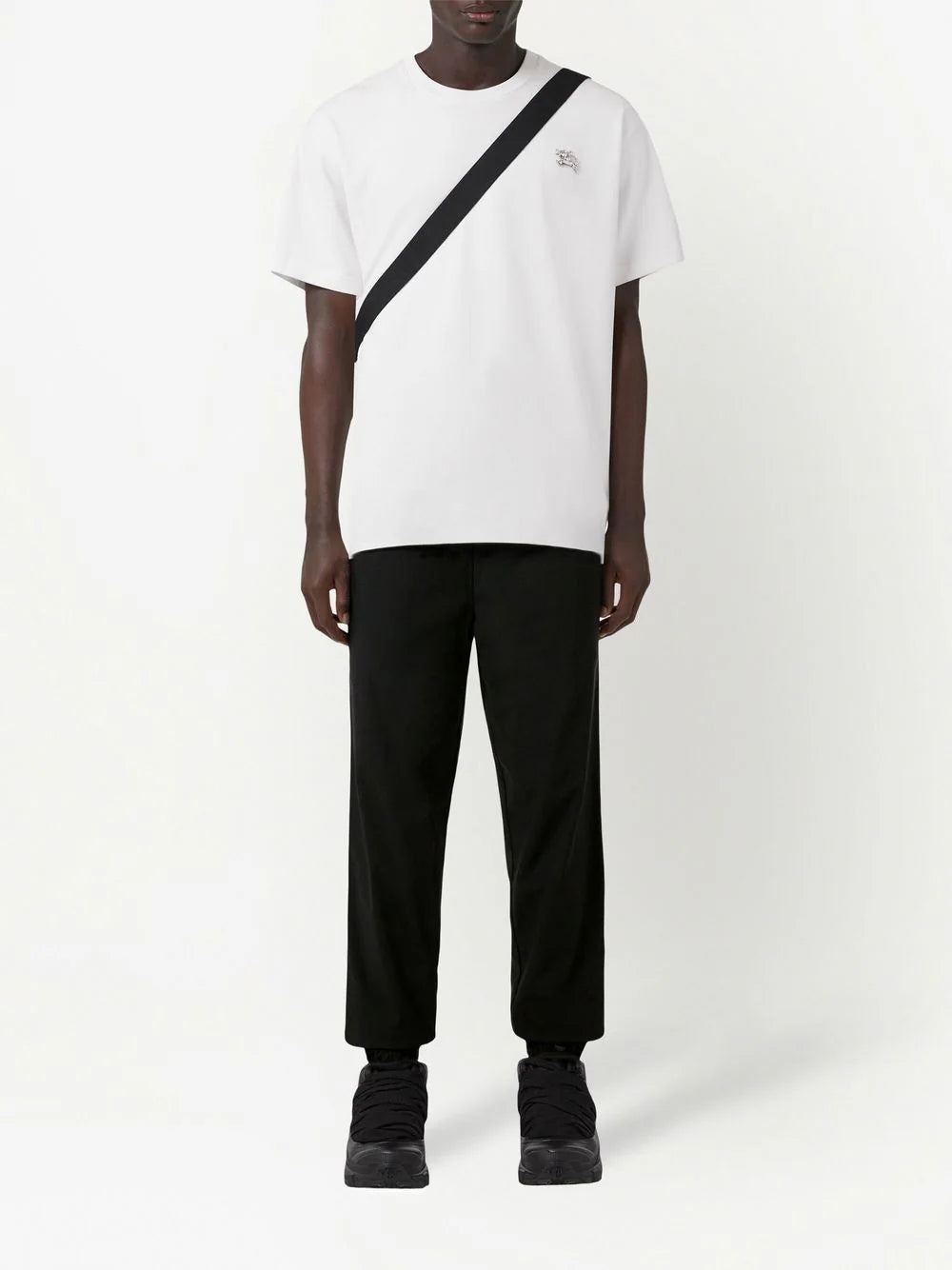 LOGO-PRINT TRACK TROUSERS - 2